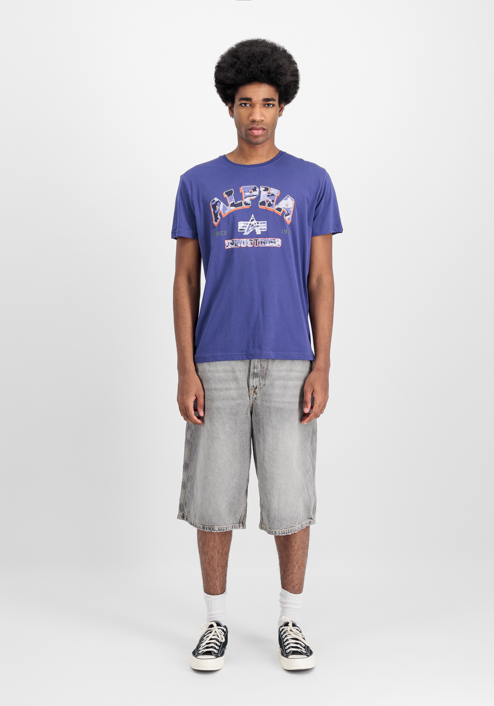 Alpha Industries T-Shirt »Alpha Industries Men - T-Shirts College Camo T-Shirt«