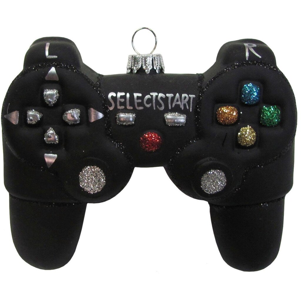 Krebs Glas Lauscha Christbaumschmuck »Game Controller, Weihnachtsdeko, Christbaumschmuck«, (1 tlg.)