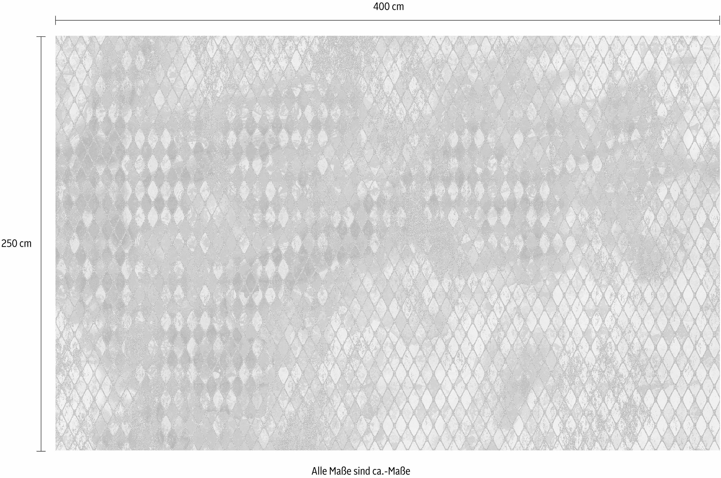 Komar Vliestapete »Digitaldruck Vlies - Harlekin - Größe 400 x 250 cm«, bedruckt, Wohnzimmer, Schlafzimmer