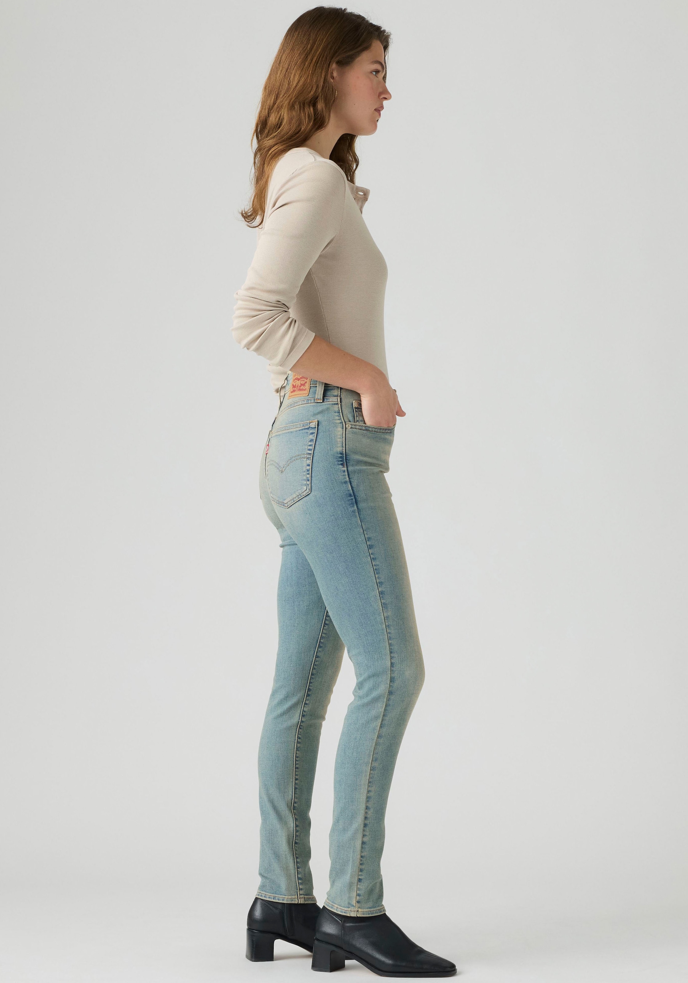 Profile Skinny-fit-Jeans mit hohem Bund