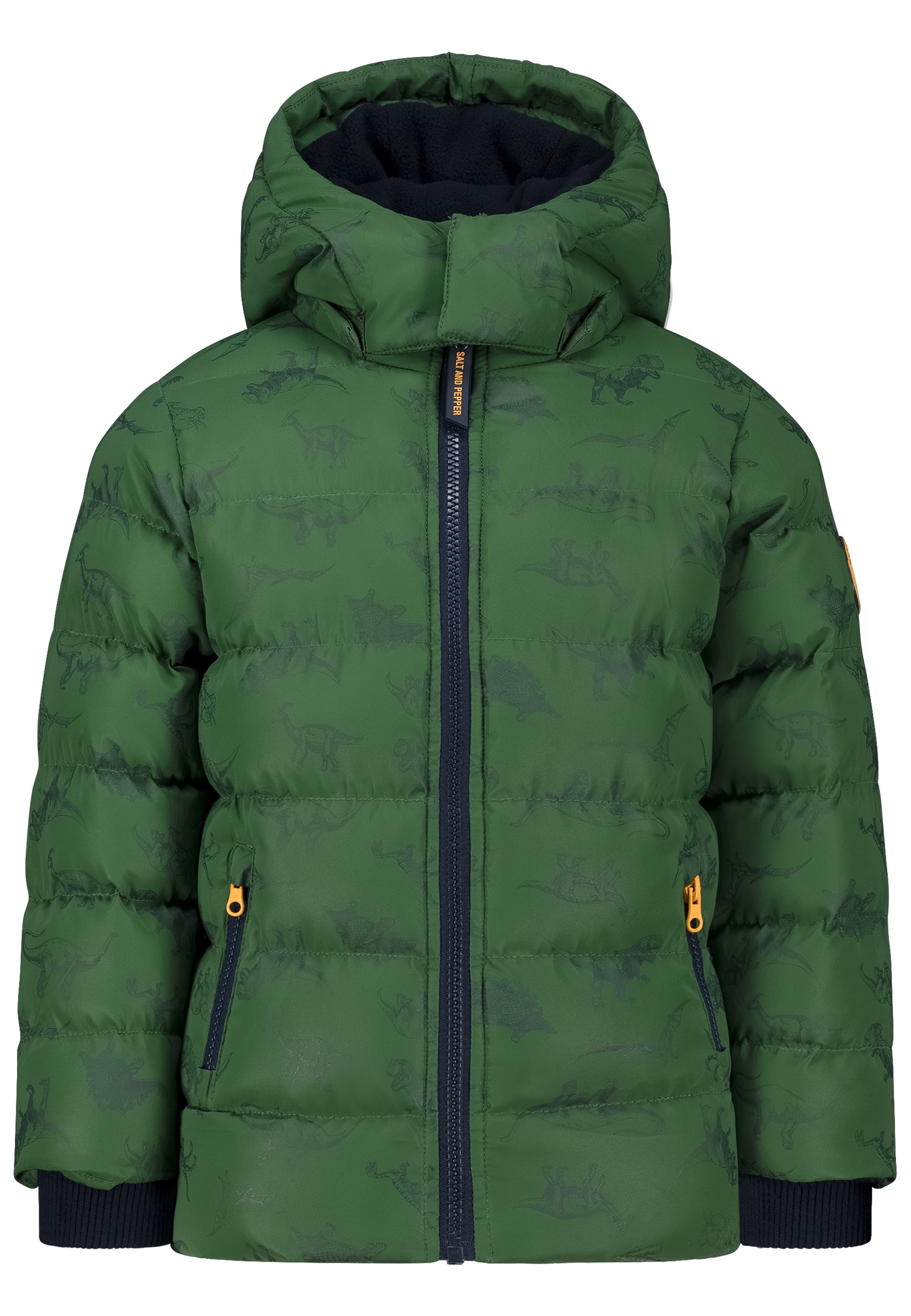 SALT AND PEPPER Steppjacke »Dinoprint«, mit komplett reflektierendem Druck