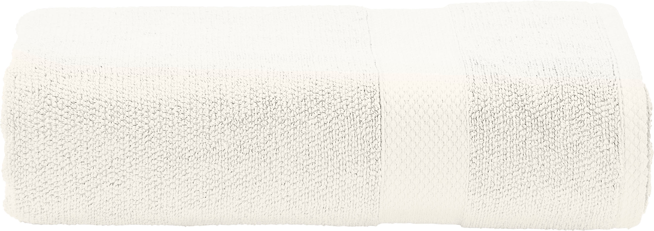 Badetücher DONE., B:100cm L:150cm, weiß, Zwirnfrottee, Obermaterial: 100% Baumwolle, Handtücher, "Deluxe", 1-tlg., Uni Farben, Hotelqualität aus