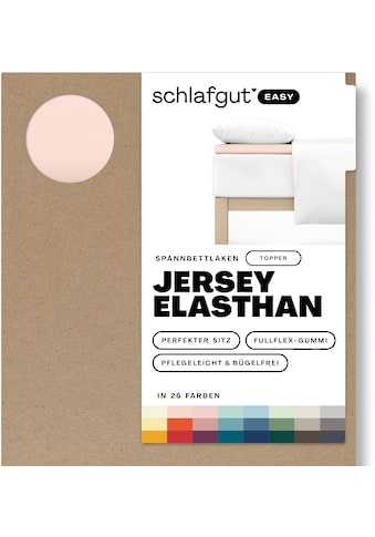 Schlafgut Spannbettlaken »EASY Jersey Elasthan T...