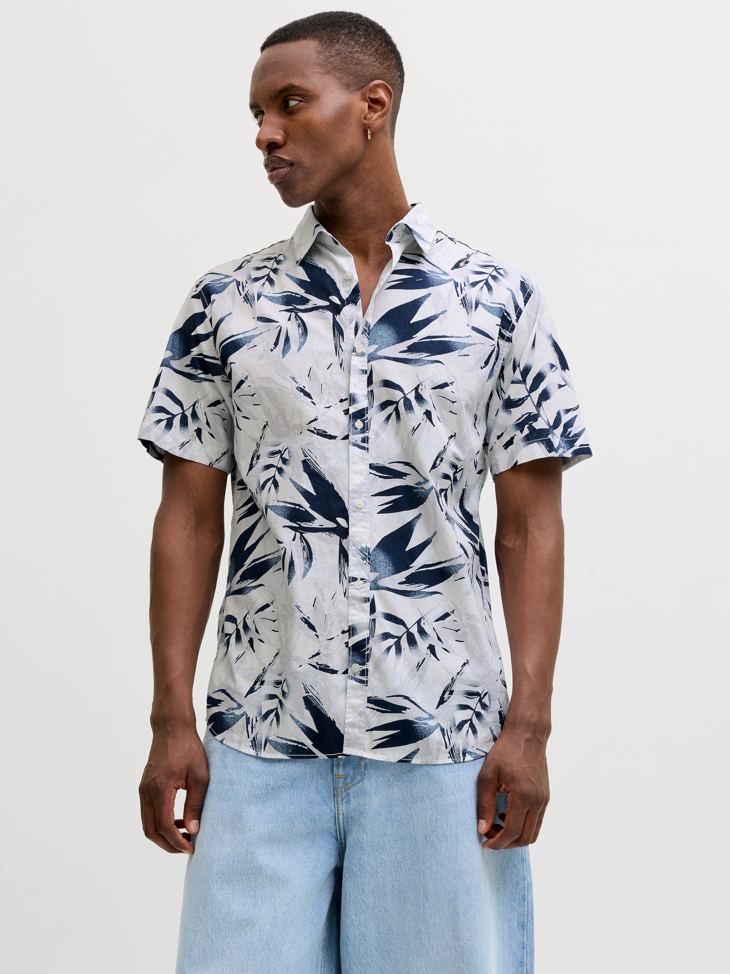 Jack & Jones Kurzarmhemd »JJHONOLULU AOP SHIRT SS«