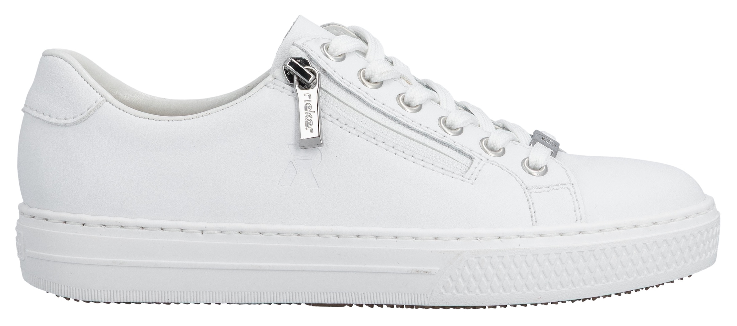 Rieker Sneaker  mit Memosoft-Innensohle, Freizeitschuh, Halbschuh, Schnürschuh