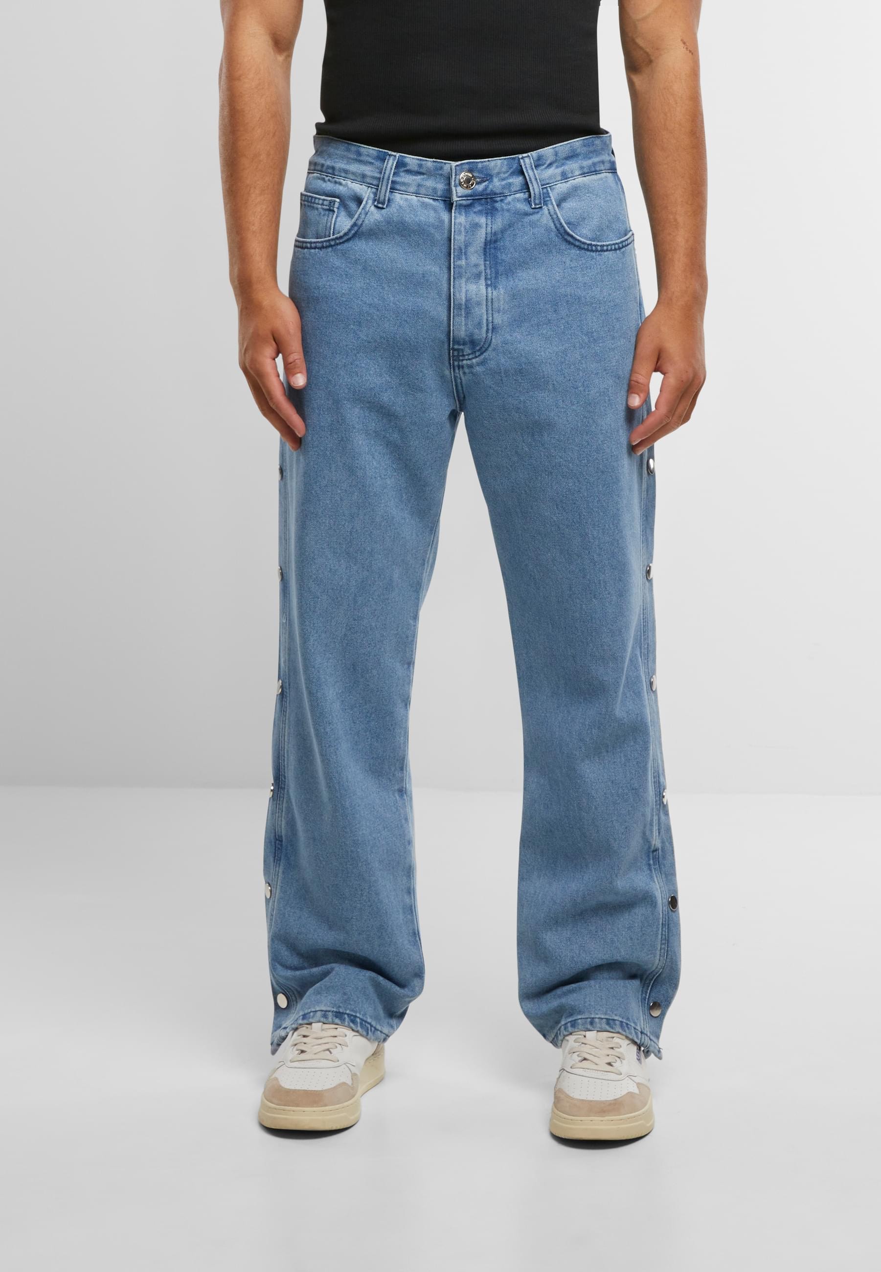 2Y Premium Bequeme Jeans »2Y Premium 2Y Premium Wide Buttons Loose Fit Jeans«