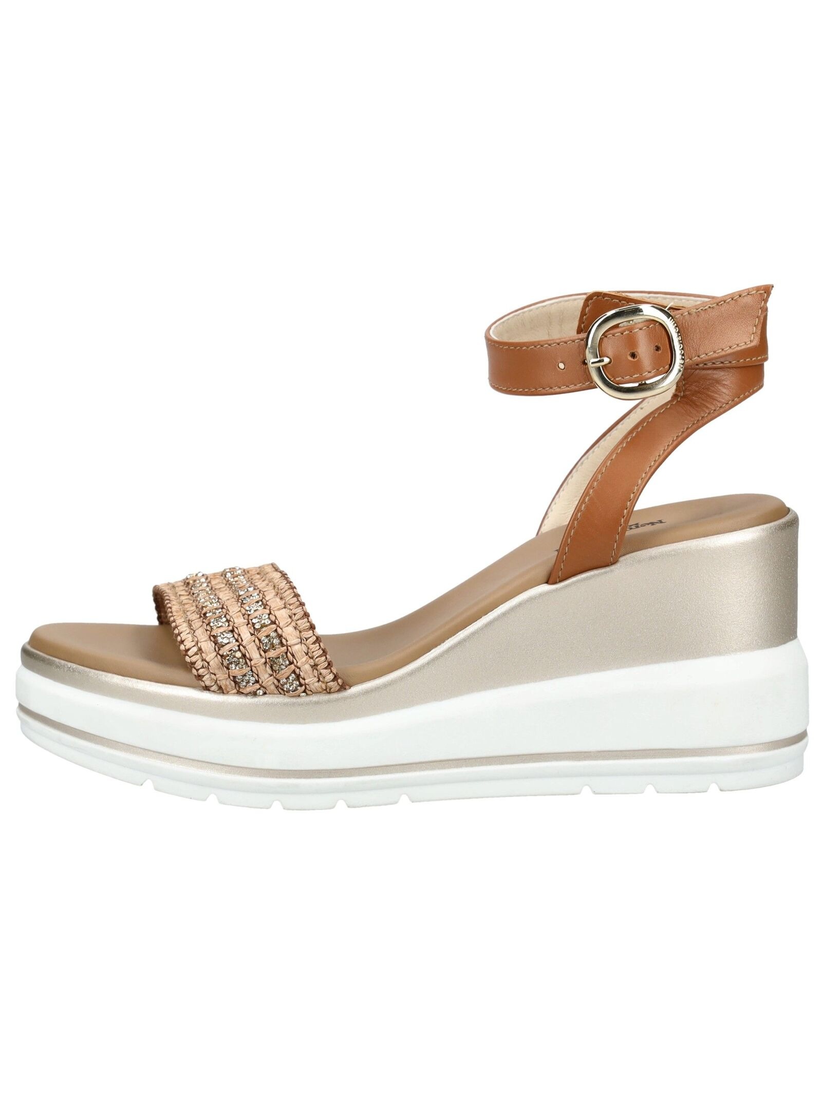 Nero Giardini Keilsandalette "Nero Giardini Sandalen Leder/Textil" günstig online kaufen