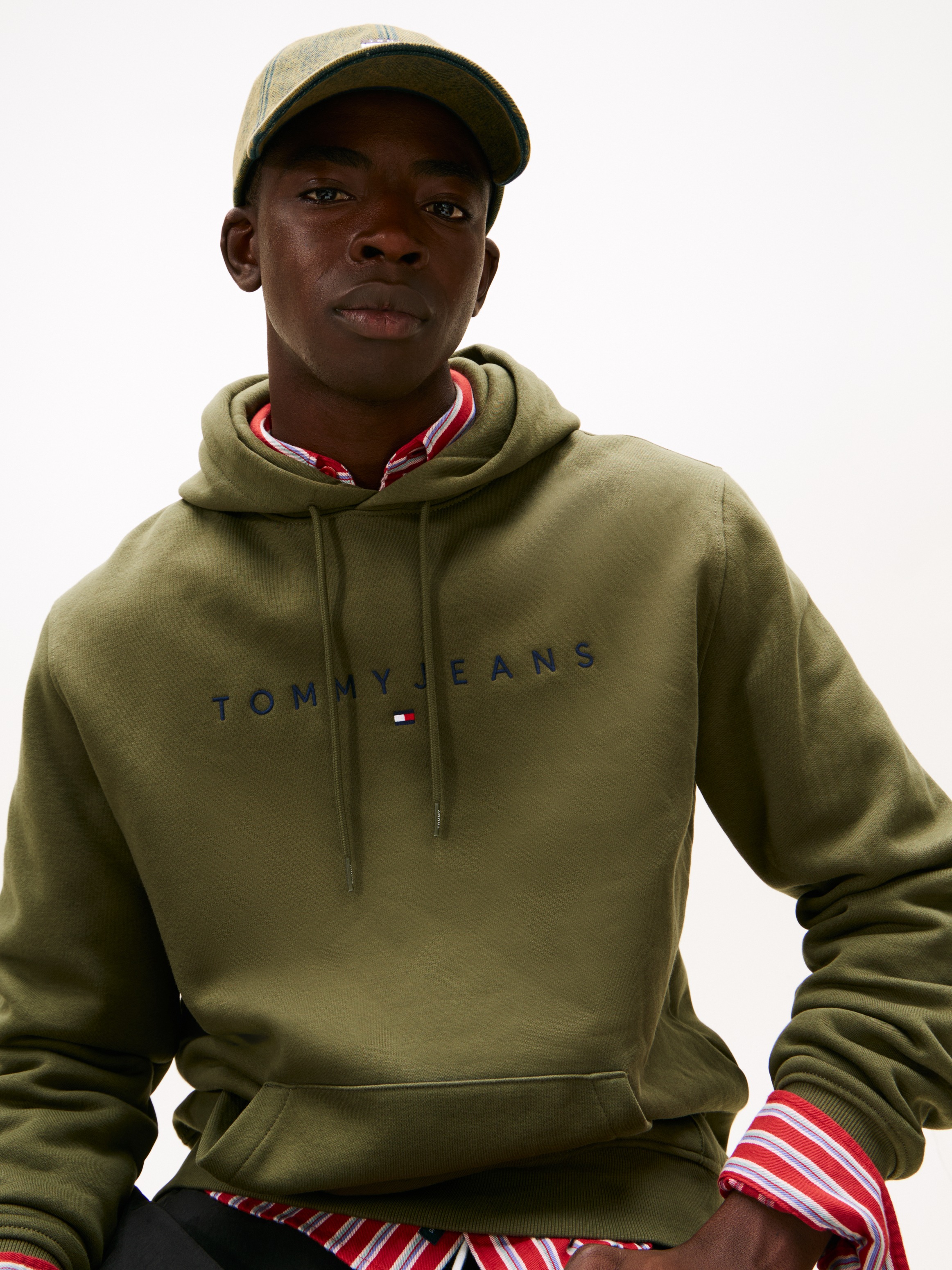 Tommy Jeans Hoodie "TJM REG LINEAR LOGO HOODIE EXT" günstig online kaufen