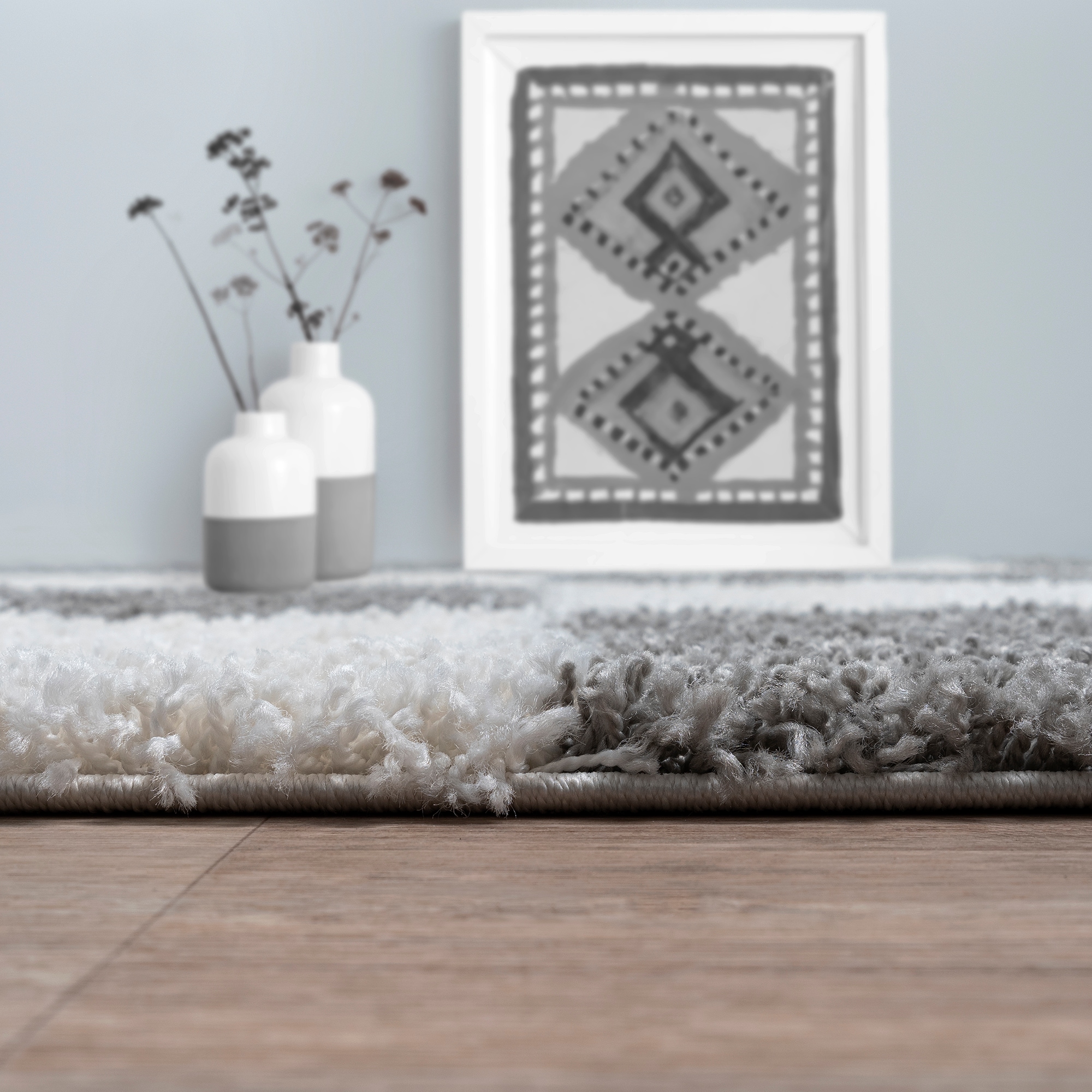 Sanat Hochflor-Teppich »Milano 1250«, rechteckig, 30 mm Höhe, Hochflor, Wohnzimmer, Schlafzimmer, fussbodenheizungsgeeignet