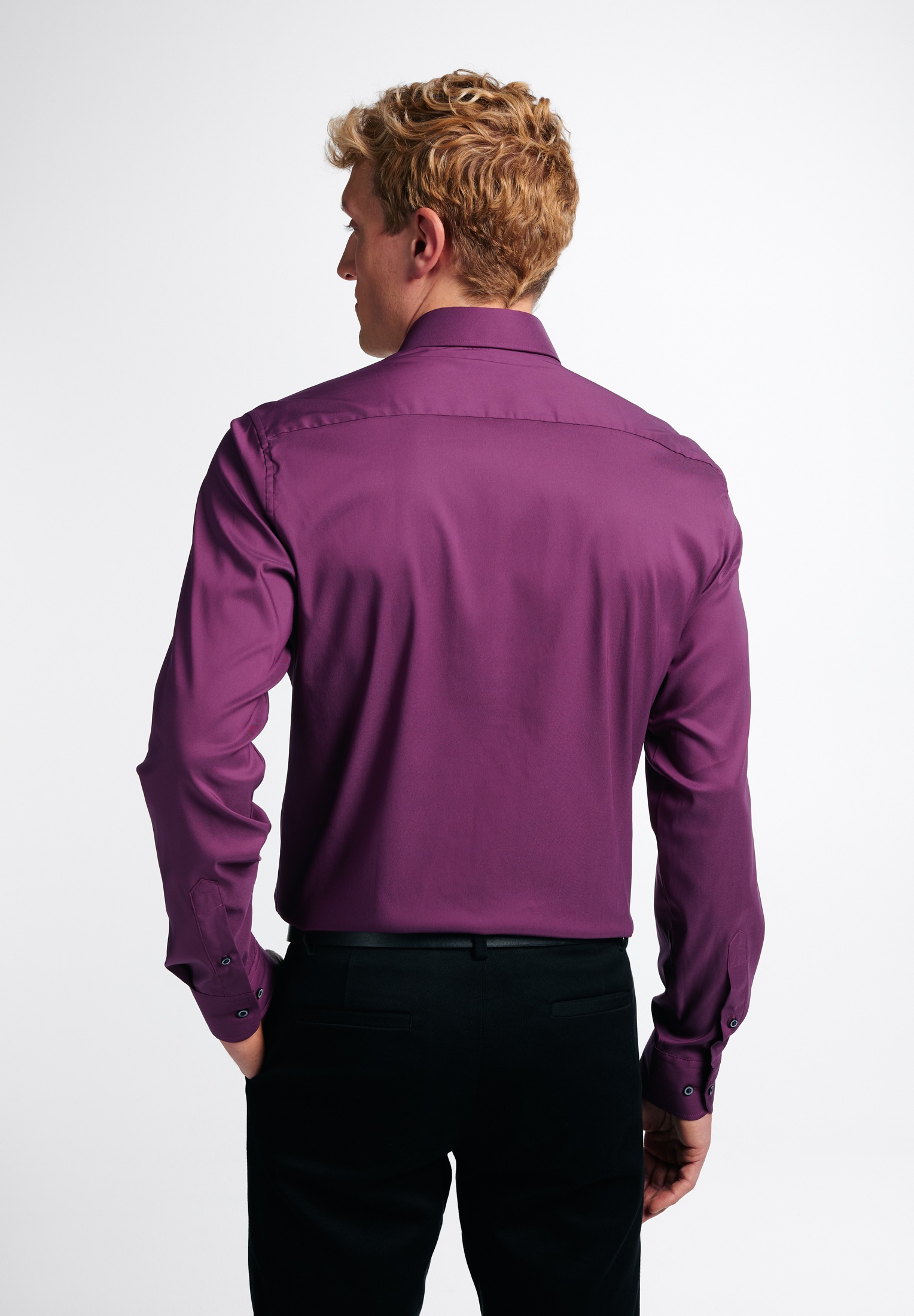 Eterna Langarmhemd "SLIM FIT" EASY IRON (bügelleicht) günstig online kaufen