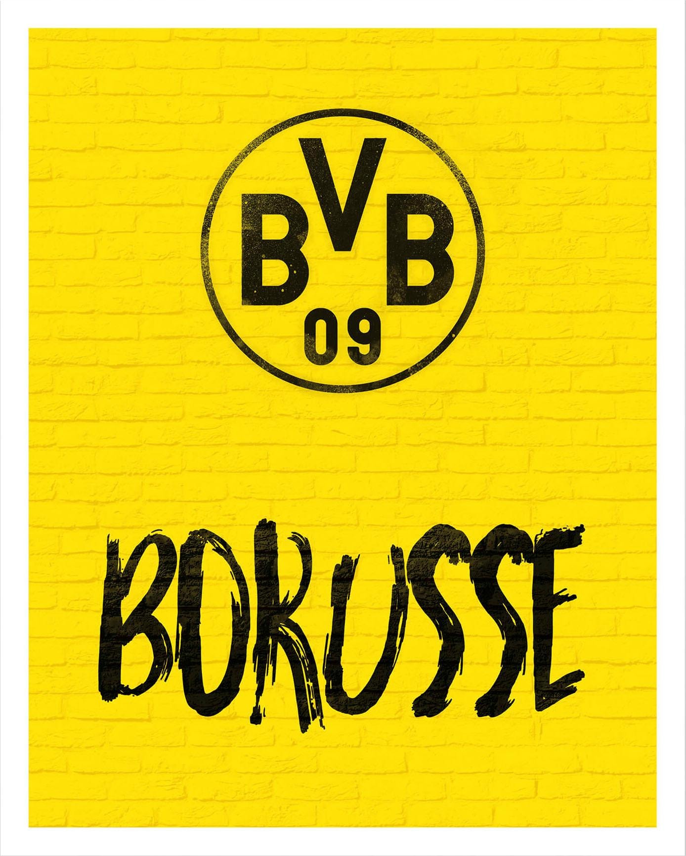 Poster, »BVB Bild, Wall-Art BAUR kaufen Wandbild, Borusse«, | Poster Wandposter