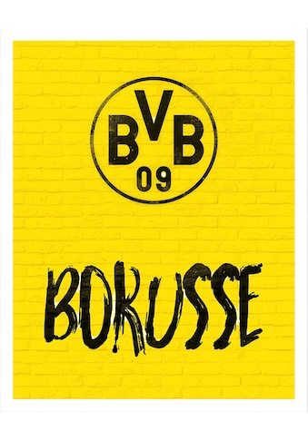Poster »BVB Borusse Fußball Deko«, (Set)