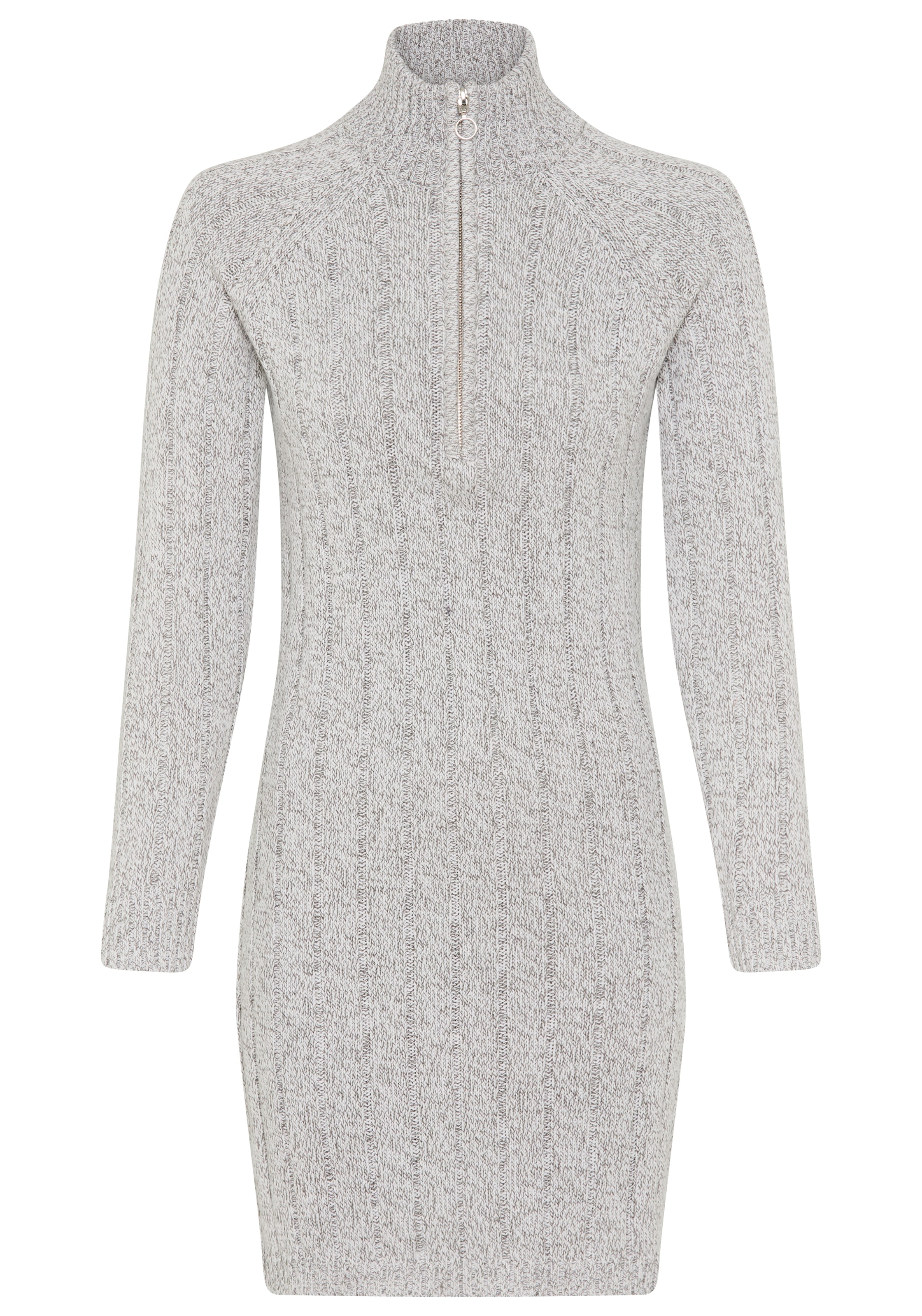 Laura Scott Strickkleid, mit Troyer-Ausschnitt in Rippstrick - NEUE KOLLEKTION