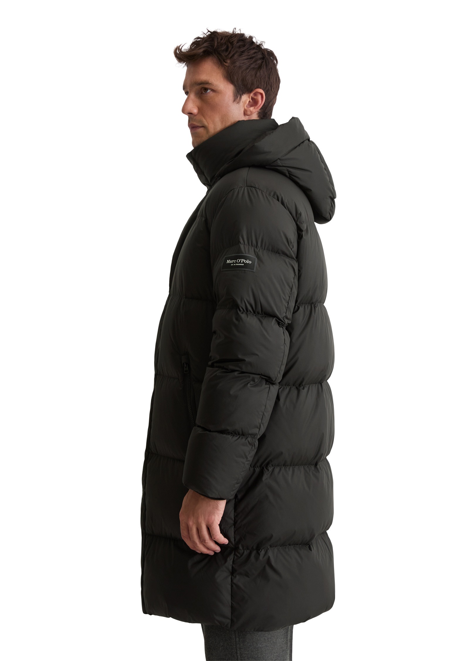 Marc OPolo Daunenjacke "mit großzügiger Kapuze" ohne Kapuze günstig online kaufen