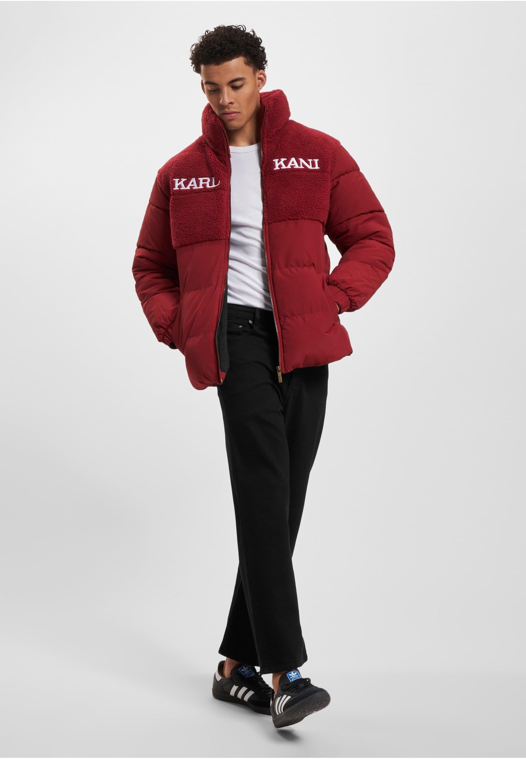Karl Kani Winterjacke »Karl Kani Herren KM234-011-1 KK Retro Teddy Puffer Jacket«, (1 St.), ohne Kapuze