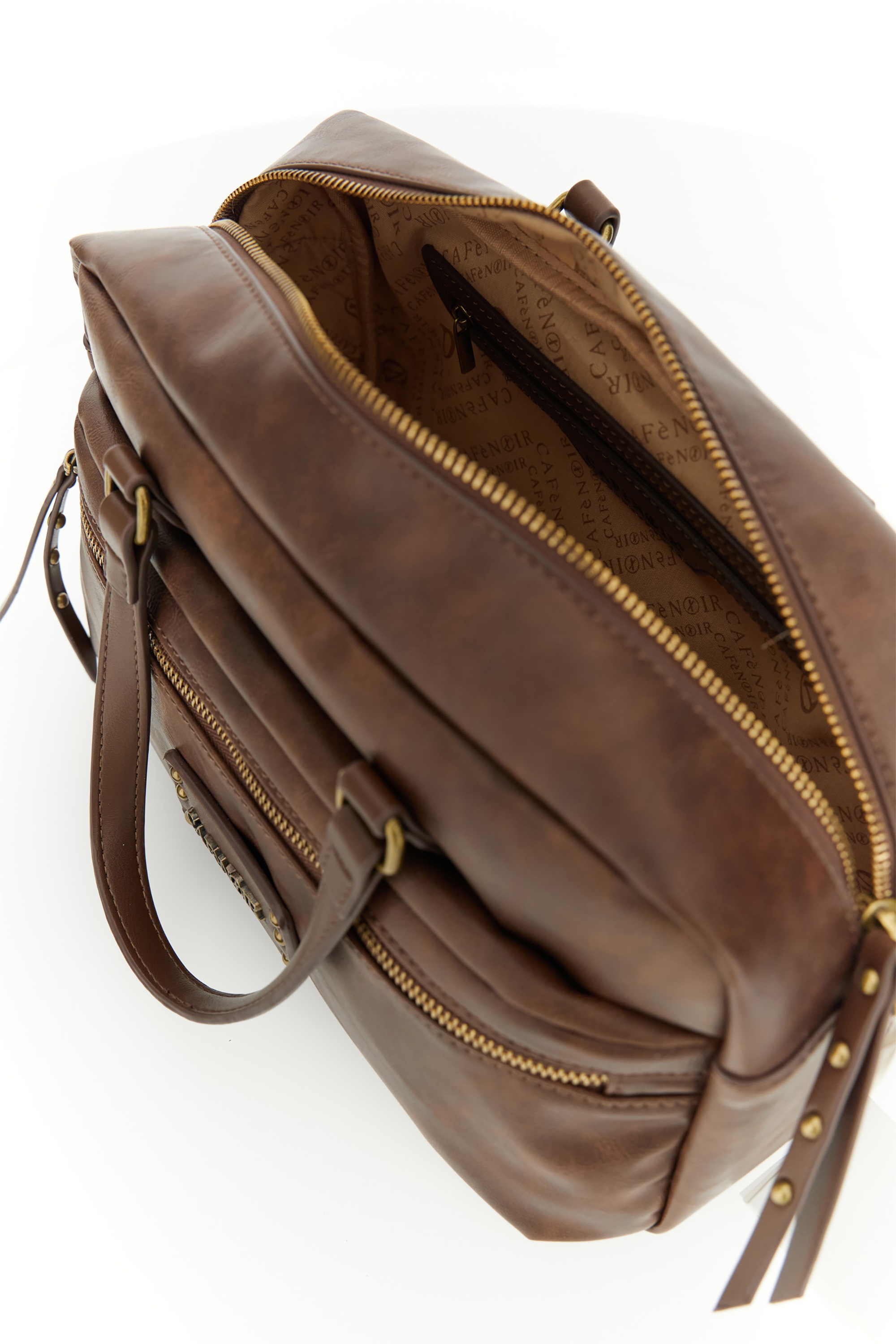 CAFèNoir Schultertasche »BOWLING BAG WITH FRONT ZIP POCKET C3MH1121 Damen« Handtasche Damen, Abendtasche, Tragetasche, Fashion, Lifestyle, Sale