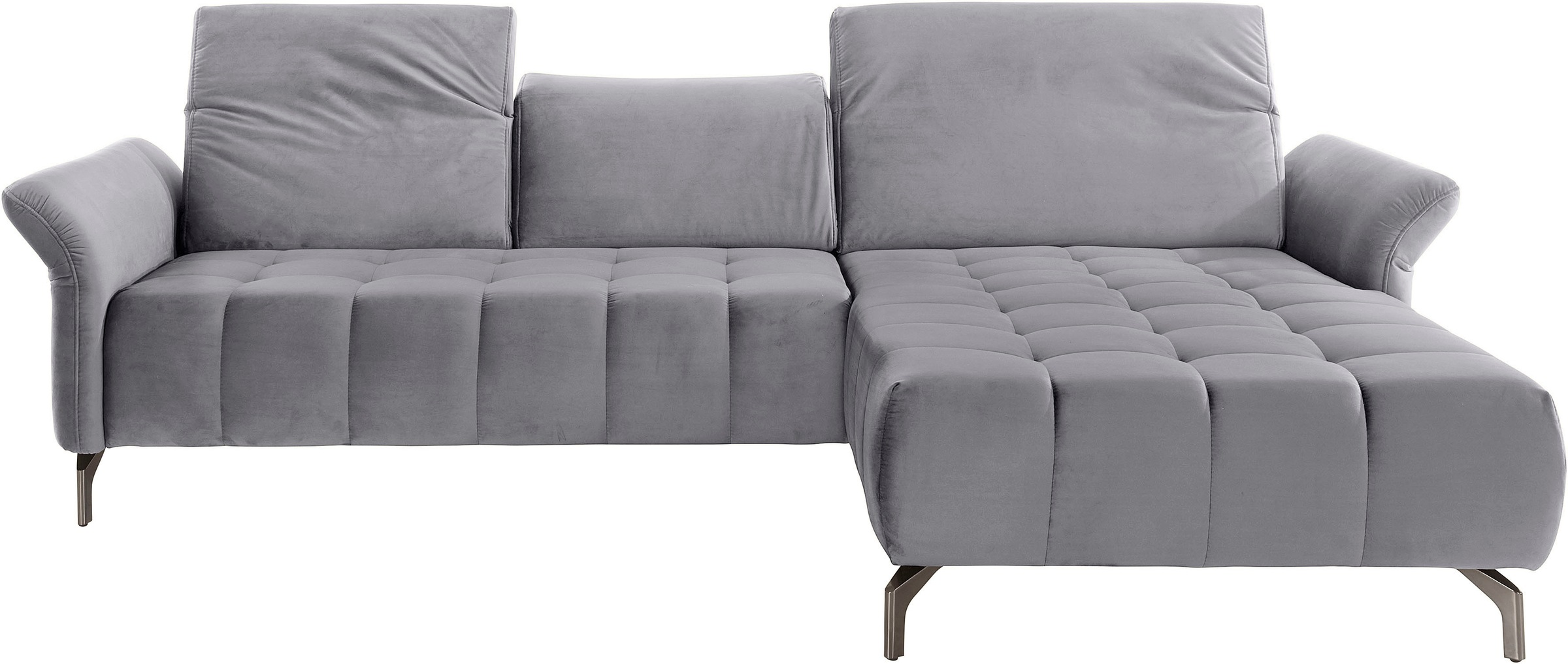 Home affaire Ecksofa "Fresh L-Form" Federkern, wahlweise Kopfteilverstellun günstig online kaufen