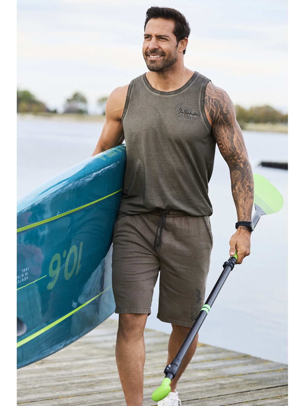 Jan Vanderstorm Muskelshirt »Doppelpack Tanktop MIKJAN«
