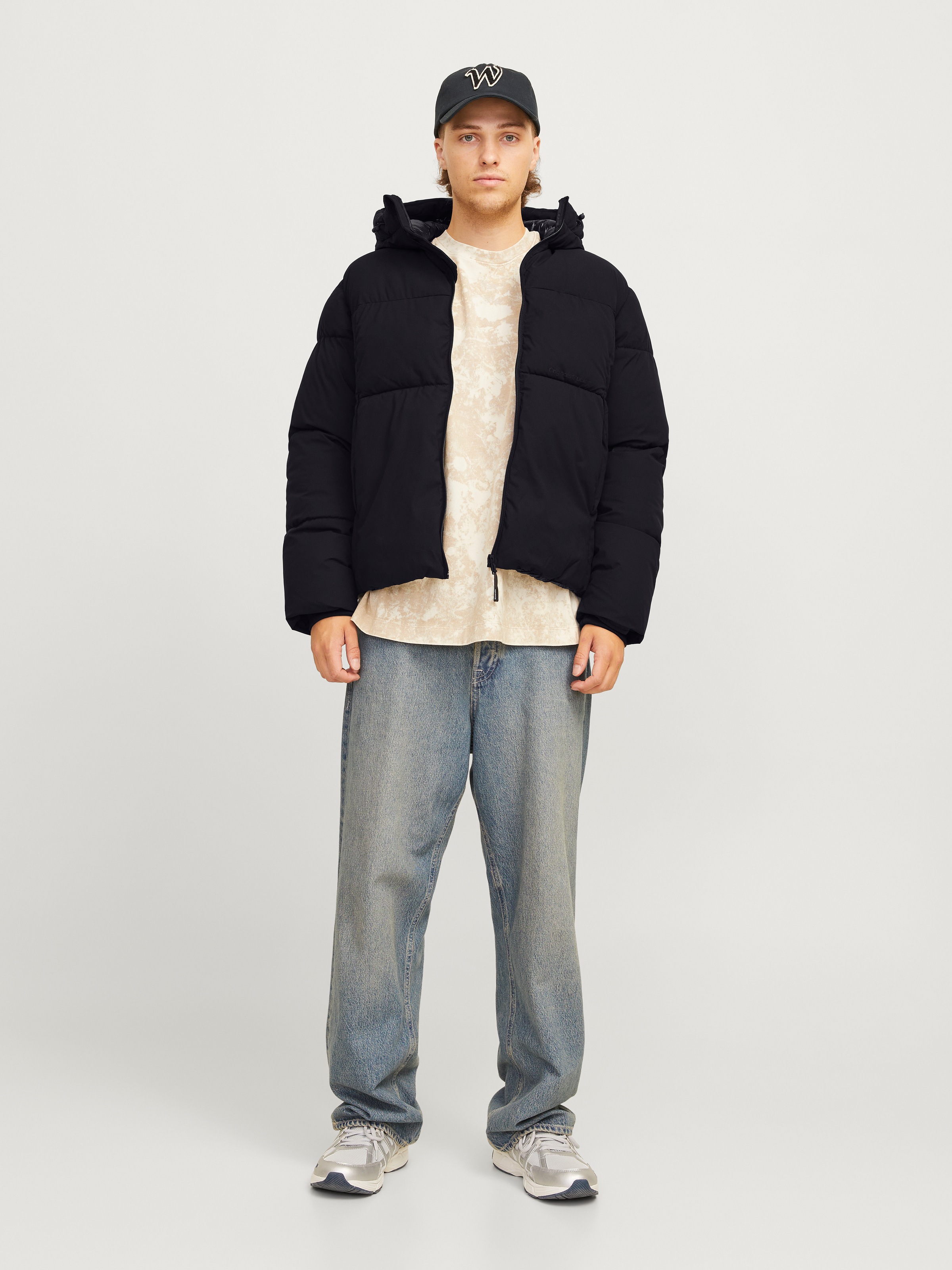 Jack & Jones Steppjacke »JORVESTERBRO PUFFER JACKET AW24 SN«, mit Kapuze