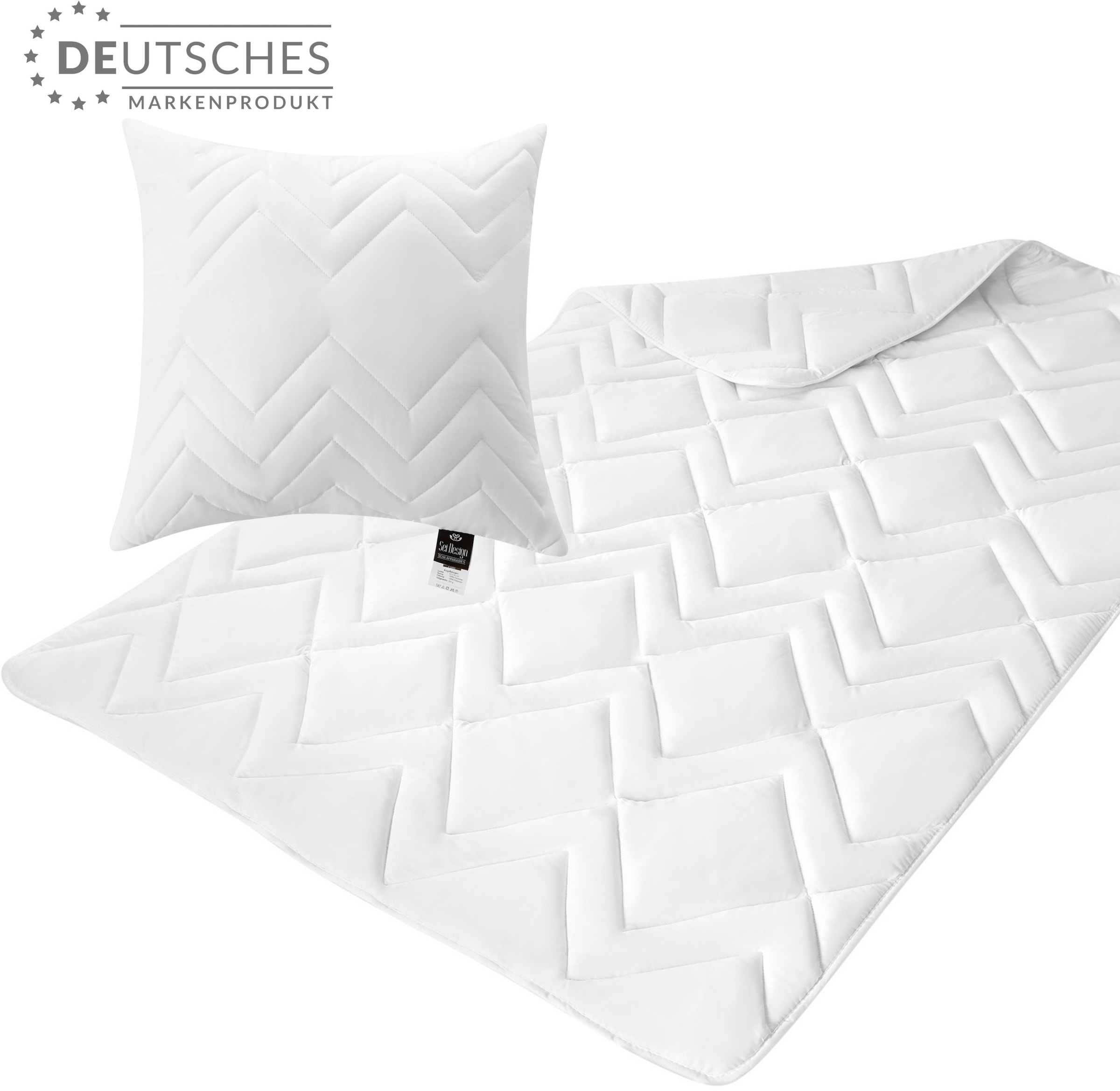 SEI Design Bettdecke + Kopfkissen »Classic Dream«, (Spar-Set)