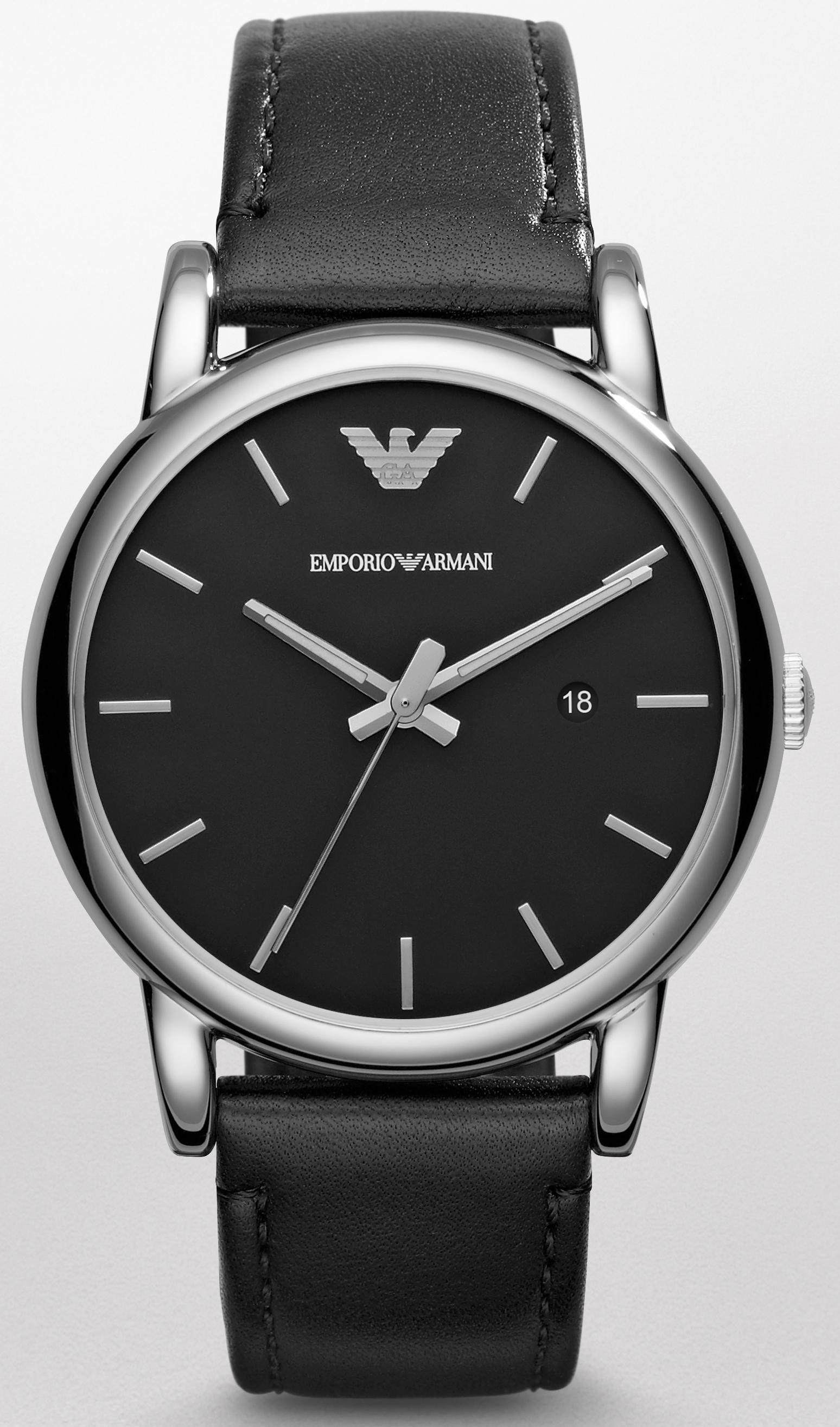 Emporio Armani Quarzuhr »AR1692« Armbanduhr Herrenuhr...