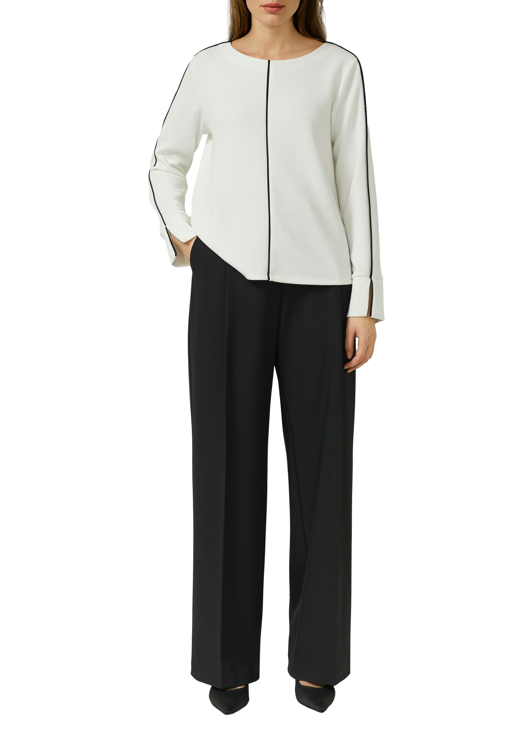 s.Oliver BLACK LABEL Sweatshirt, U-Boot Ausschnitt günstig online kaufen