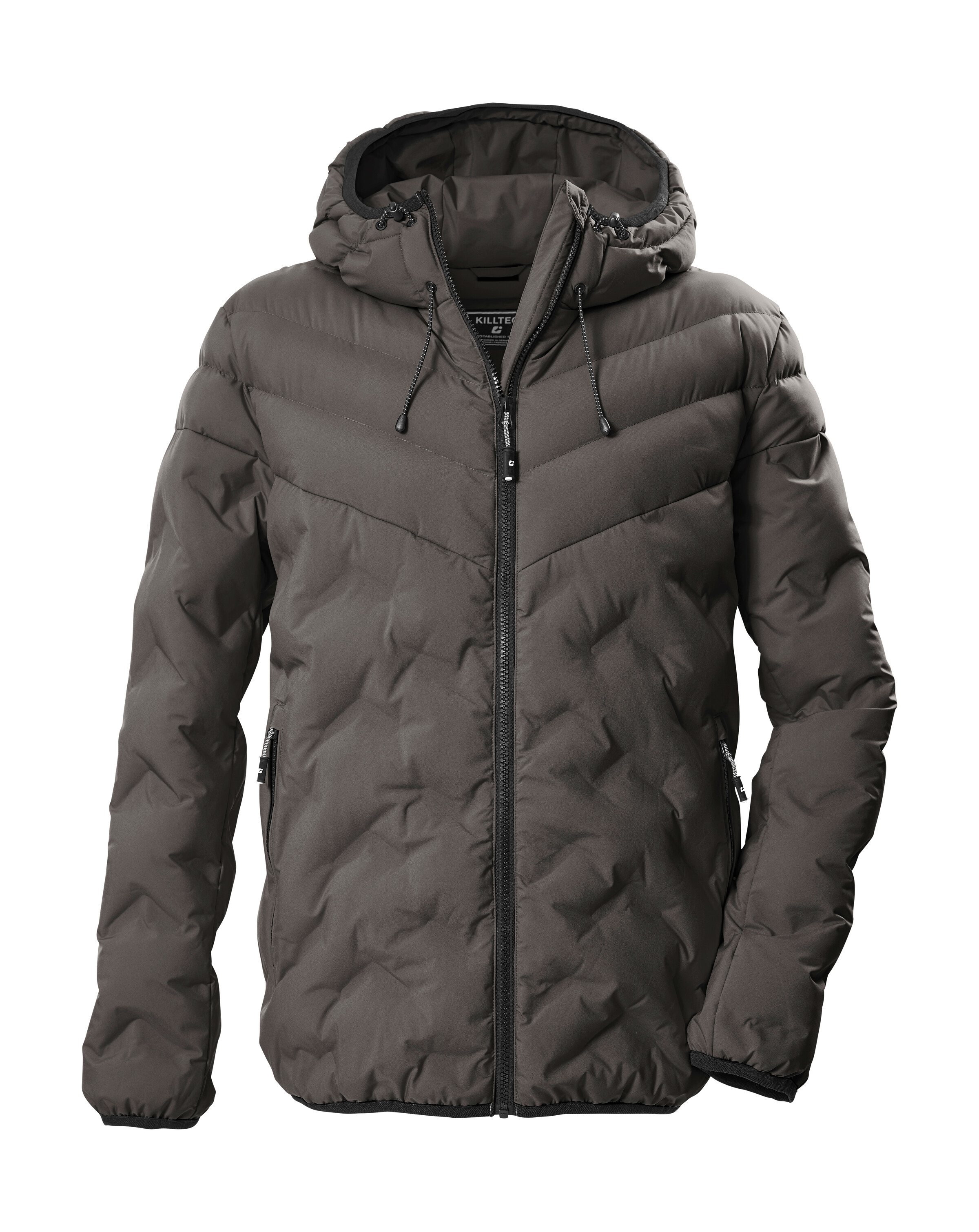 Killtec Steppjacke "KOW 295 MN JCKT" Wasserdichte Steppjacke mit Kinnschutz und regulierbarer Kapuze