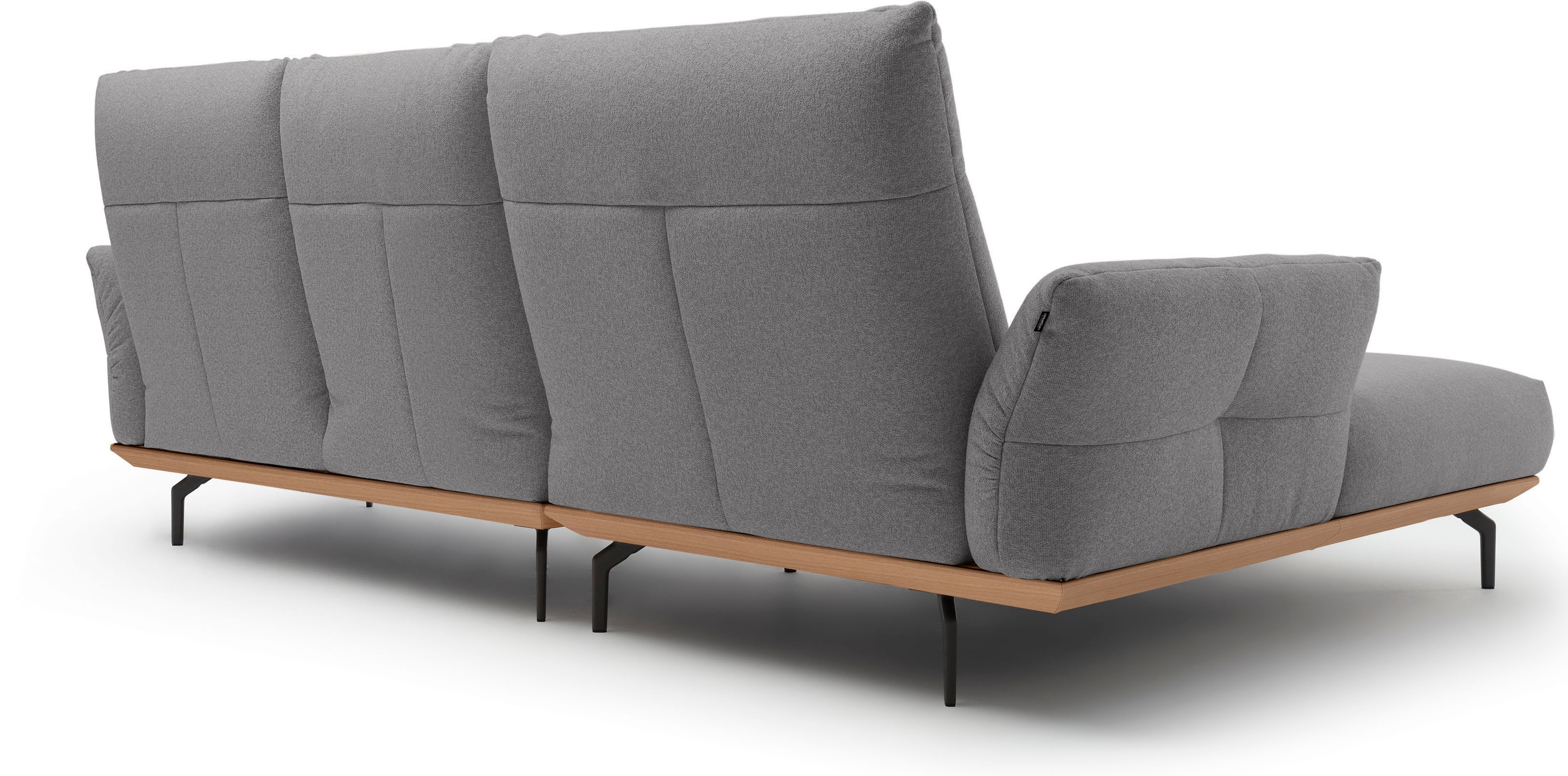 Thumbnail - Creation BY ROLF BENZ Ecksofa "CR.460" Sockel in Eiche, Alugussfüße in umbragrau, Breite 298 cm