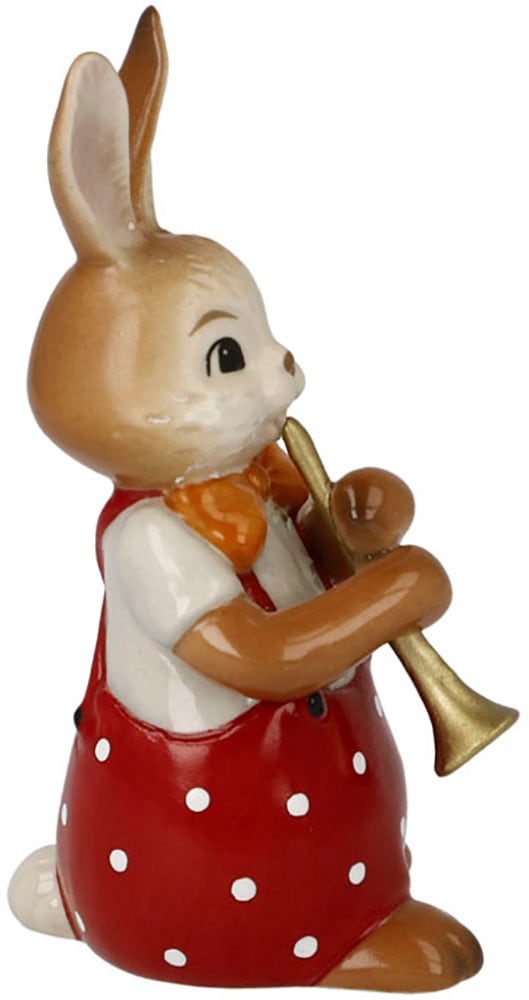 Goebel Osterhase »Figur Hase - Süßer Flötenspieler«, Osterfigur, Dekofigur, Ostern, Osterdekoration