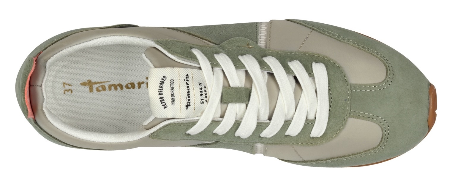Tamaris Sneaker, Freizeitschuh, Halbschuh, Schnürschuh mit Logoaufnäher