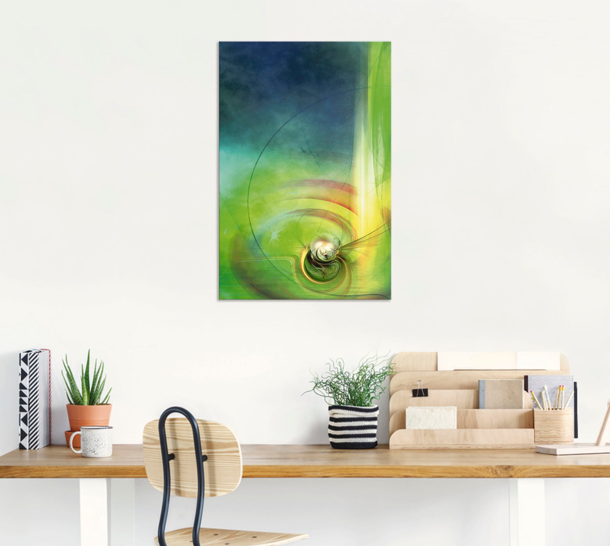 Artland Wandbild »Abstraktes Spiel CB«, Muster, (1 St.), als Alubild, Outdoorbild, Poster in verschied. Größen