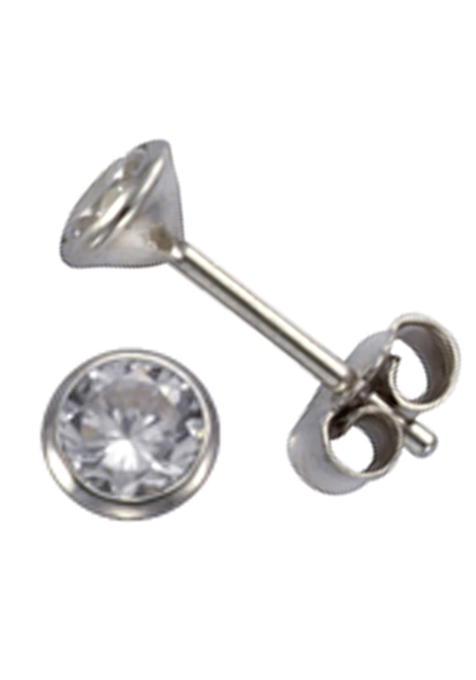 Firetti Paar Ohrstecker »Schmuck Geschenk Silber 925 Ohrschmuck Solitär«, mit Zirkonia (synth.)