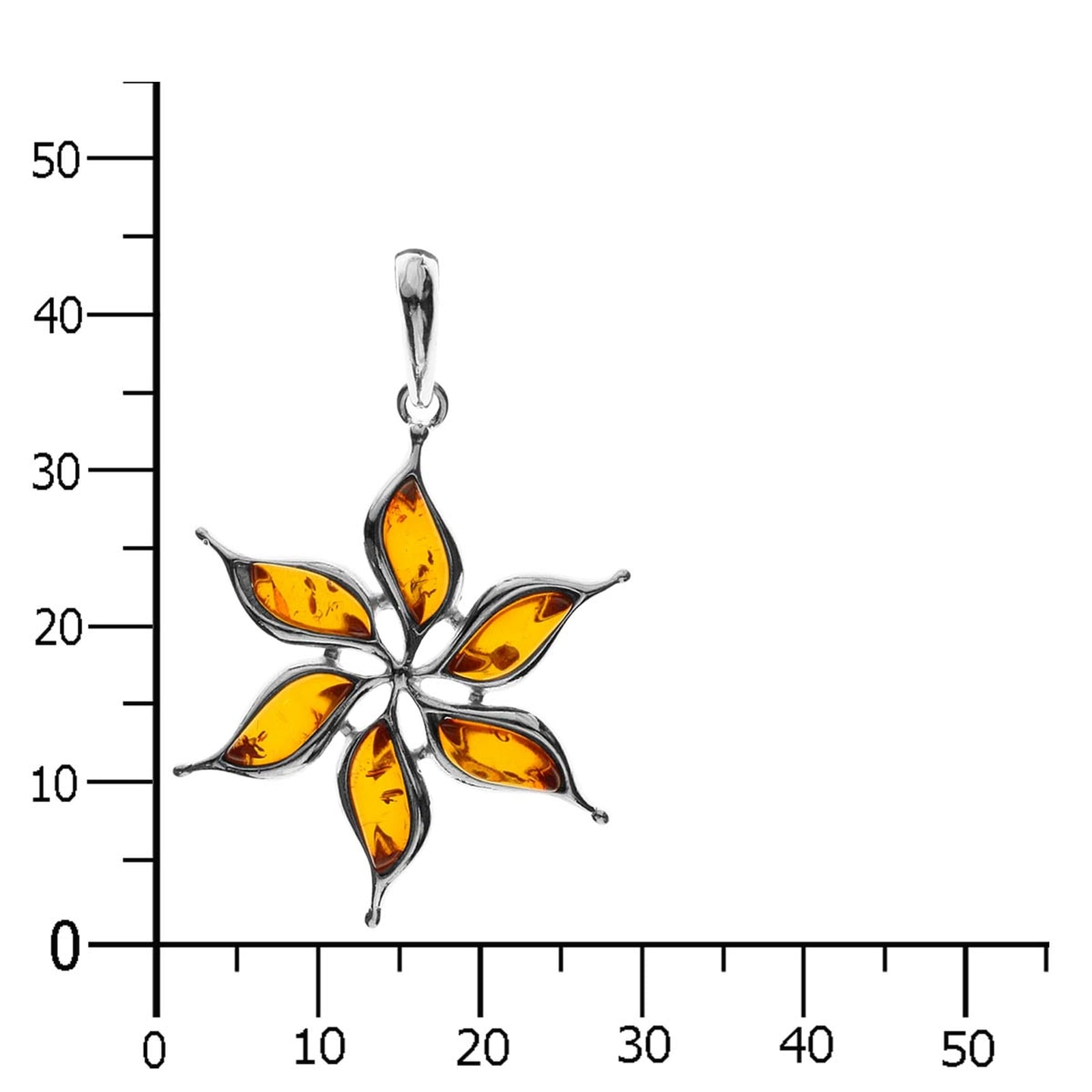 OSTSEE-SCHMUCK Kettenanhänger »Ostsee-Schmuck Anhänger Blüte Anhänger Blüte«, (1 tlg.)