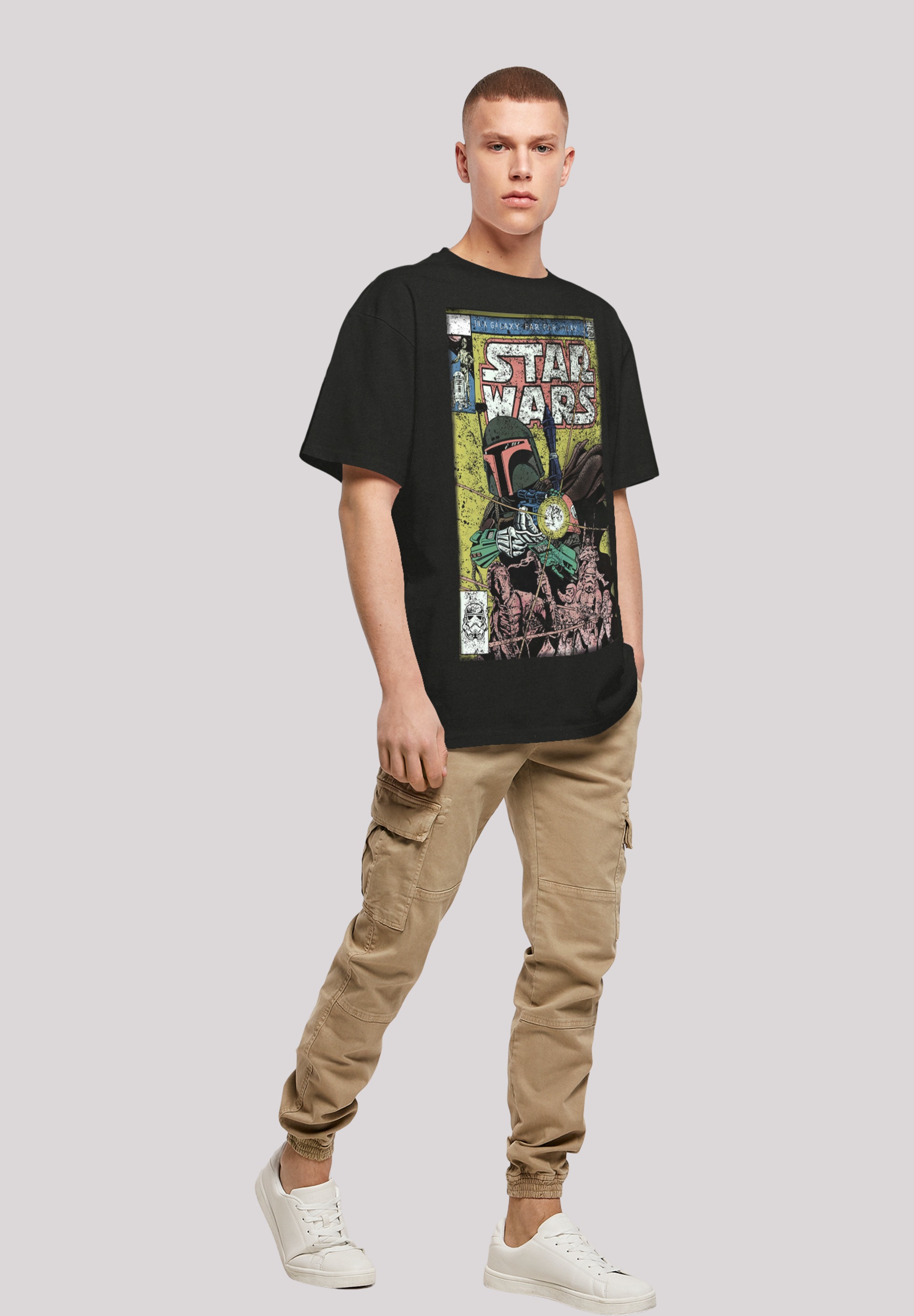 F4NT4STIC T-Shirt »Star Wars Boba Fett Comic«, Print