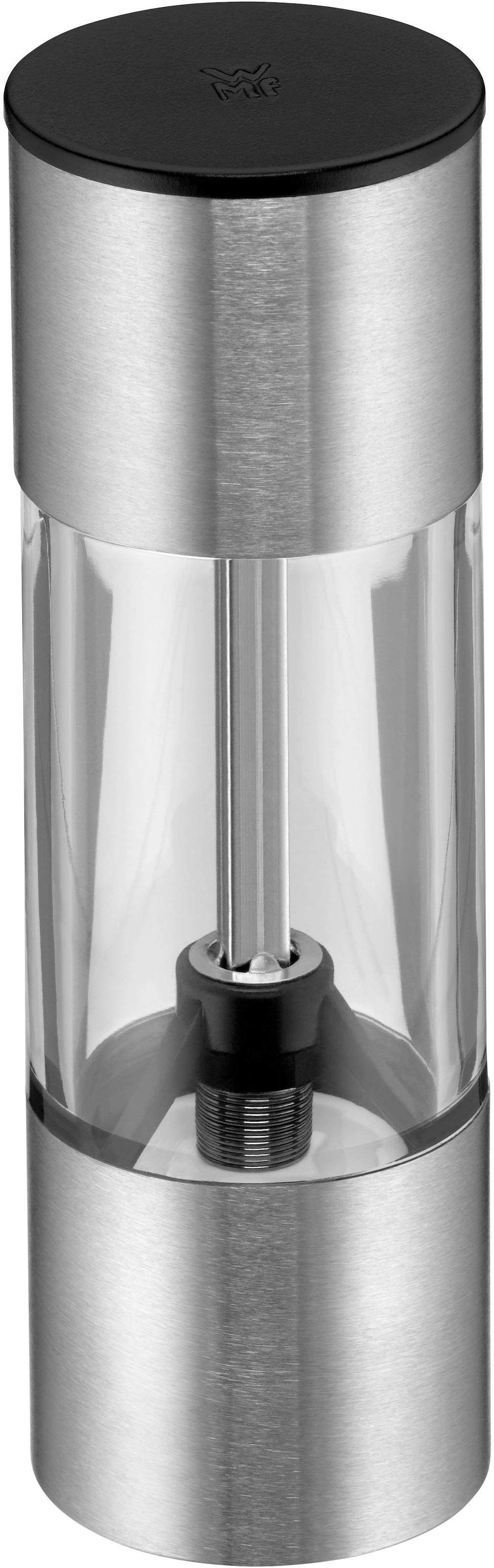 WMF Gewürzmühle »WMF«, (1 St.), Mini Mühle, Keramikmahlwerk, einstellbare Mahlstärke, Cromargan
