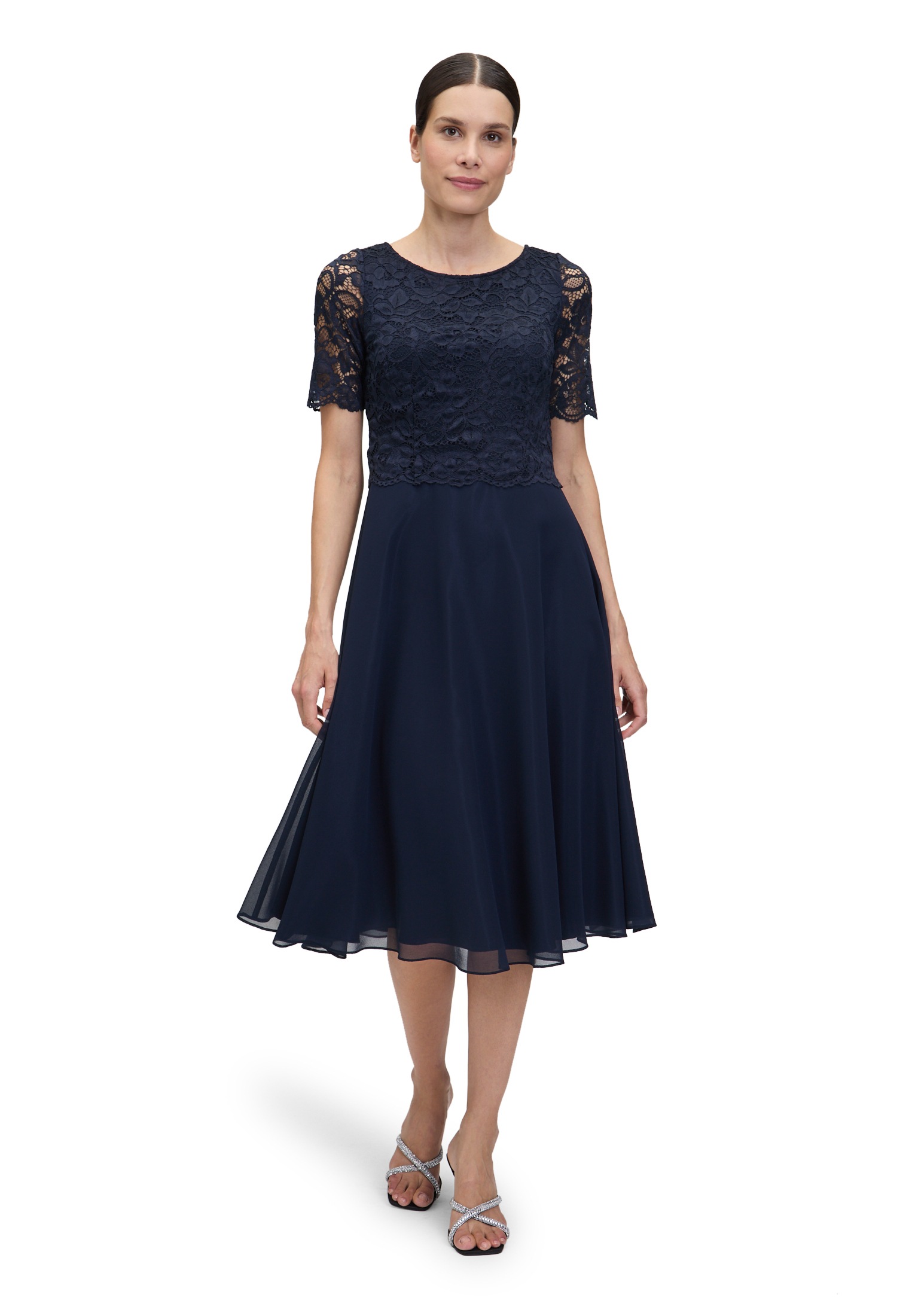 Vera Mont Cocktailkleid "Vera Mont Damen Cocktailkleid mit Spitze", Spitze günstig online kaufen
