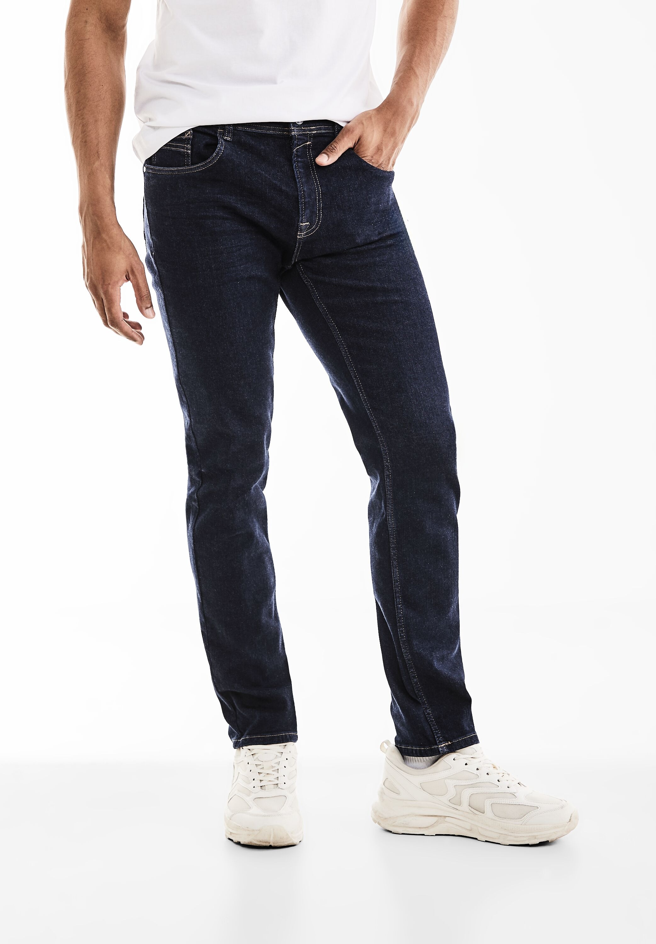 STREET ONE MEN Gerade Jeans, Middle Waist