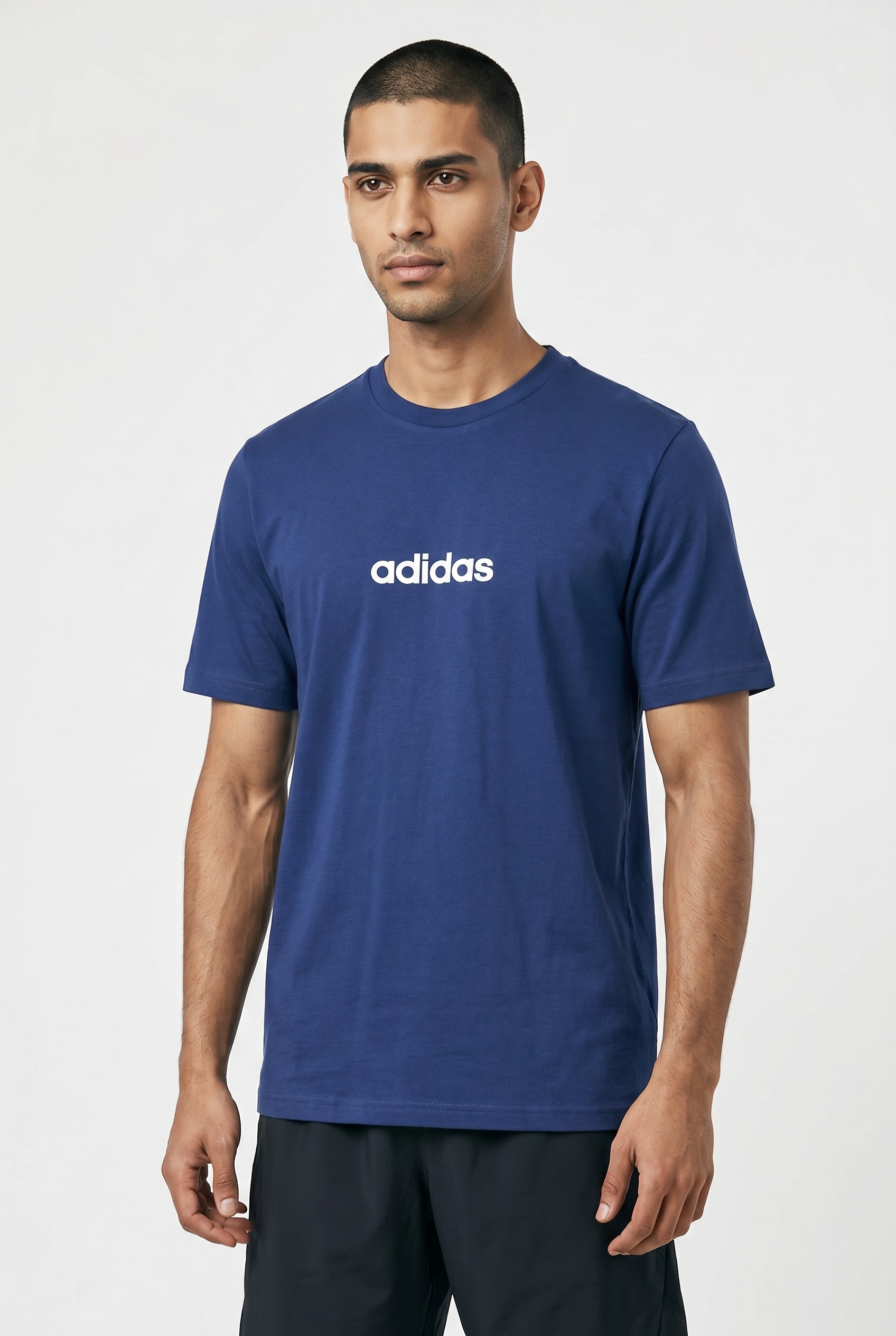 adidas Sportswear T-Shirt "M LIN SJ T" überschnittene Schultern, Kurzarmdesign, aus Baumwolljersey