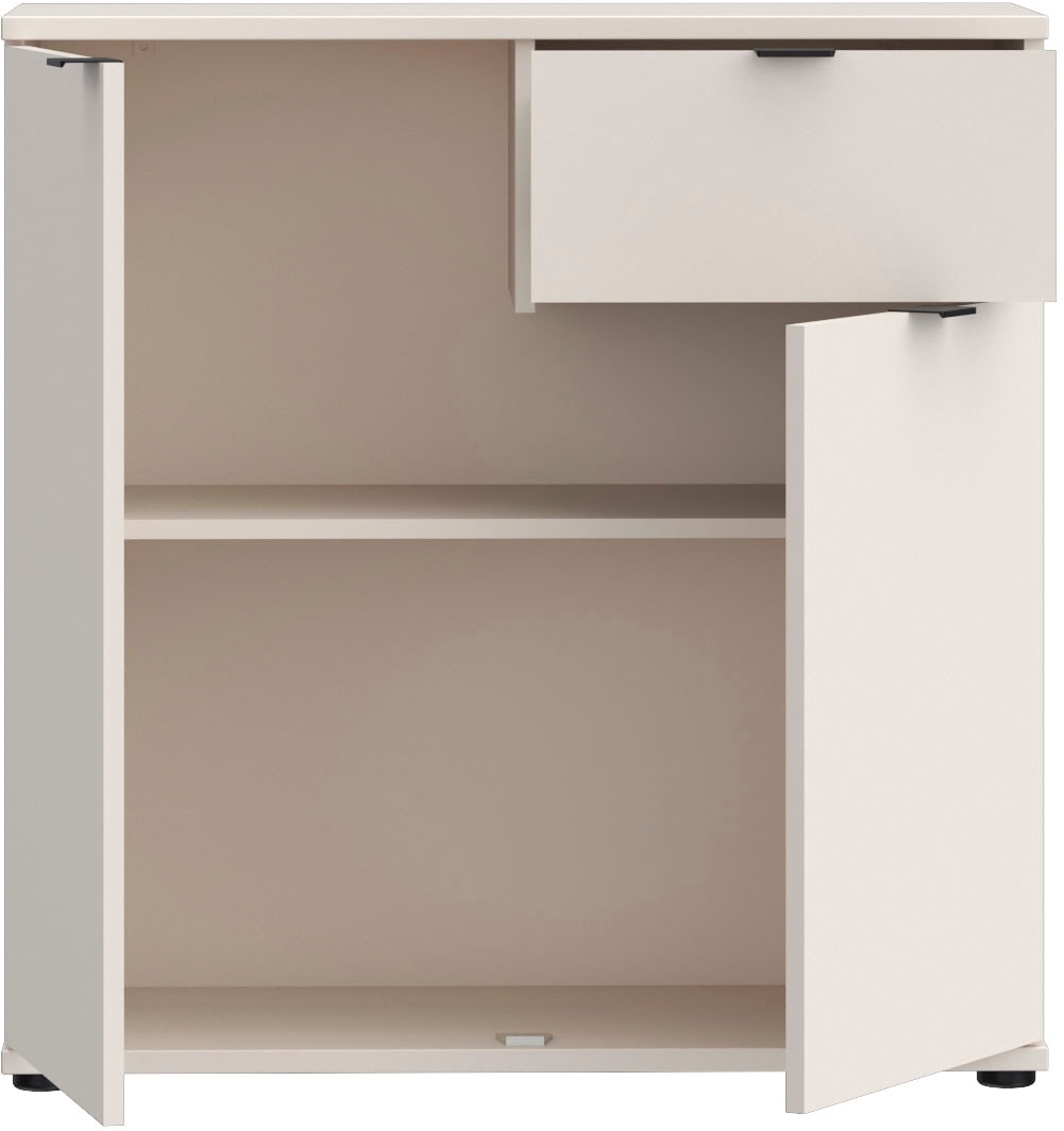 FORTE Kommode »Ganymede« Kommode, Stauraum, Schublade; Metallgriffe, 4 Dekore, Breite 80,1cm