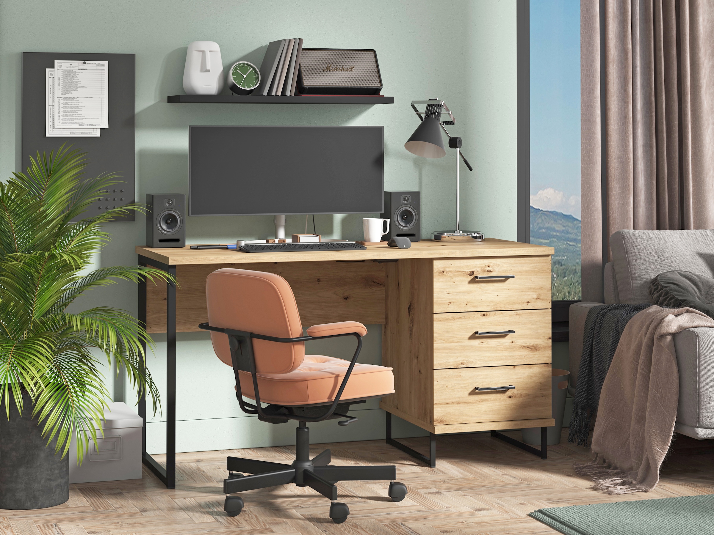INOSIGN Schreibtisch »Sardinia«, im Industrial Look, Home Office