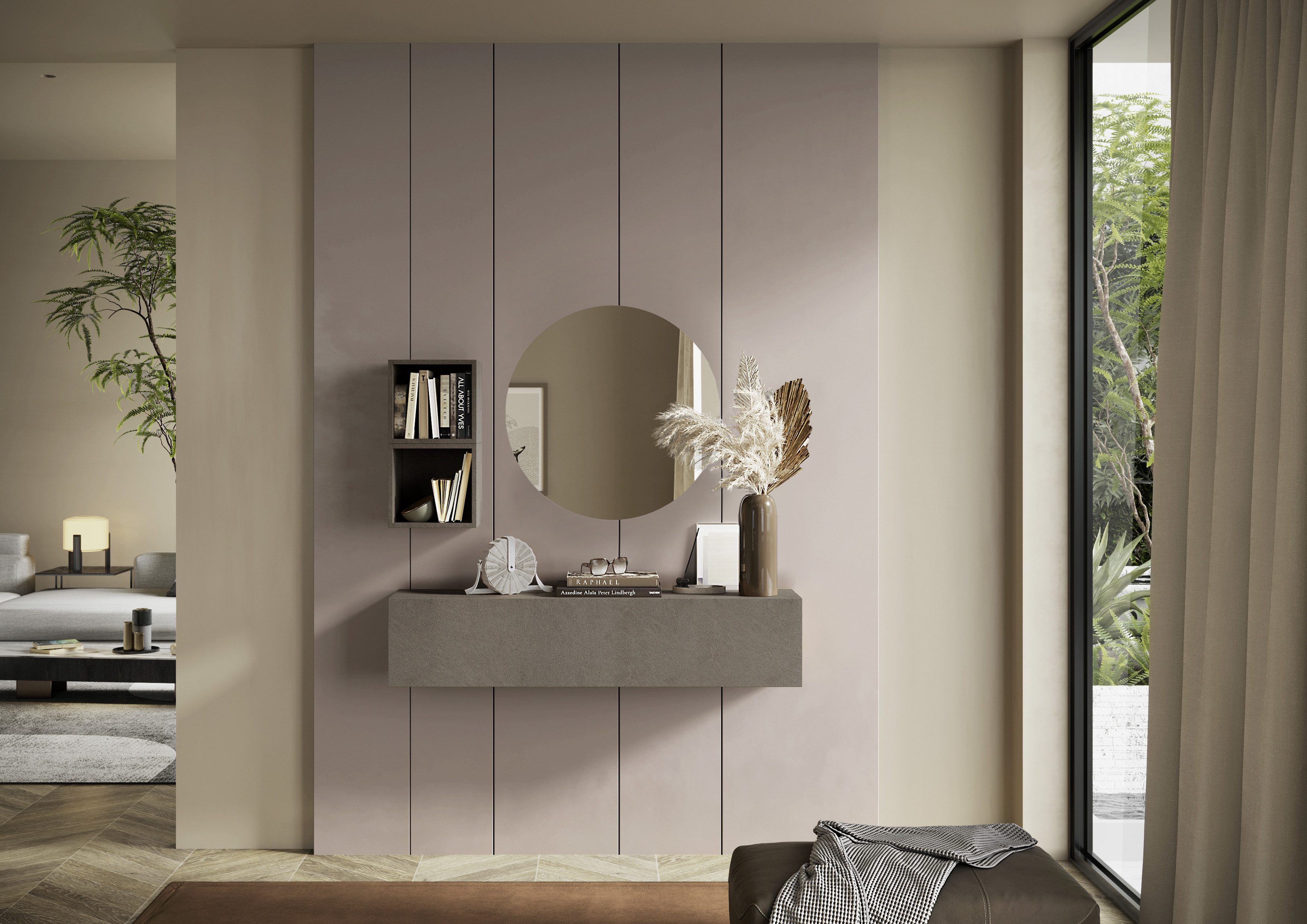 INOSIGN Garderoben-Set "INFINITY, 3tlg. Breite 138 cm, Höhe variabel, moder günstig online kaufen