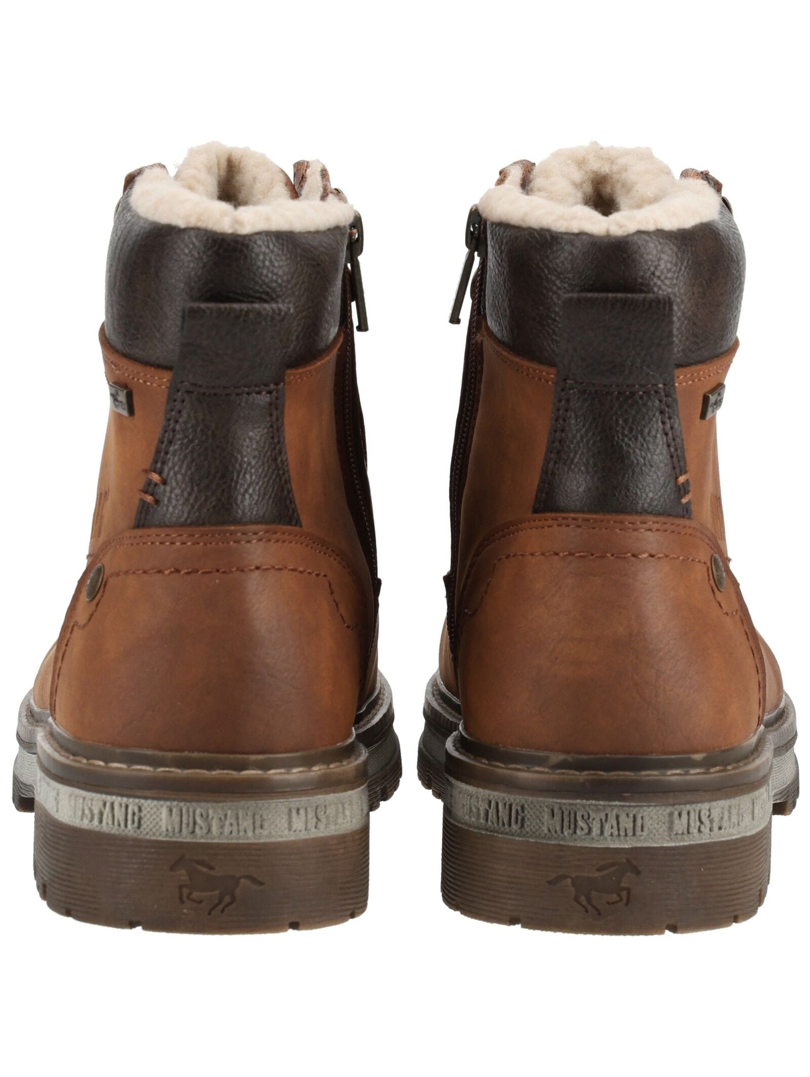 Mustang Shoes Schnürstiefelette »Mustang Shoes Stiefelette Lederimitat«