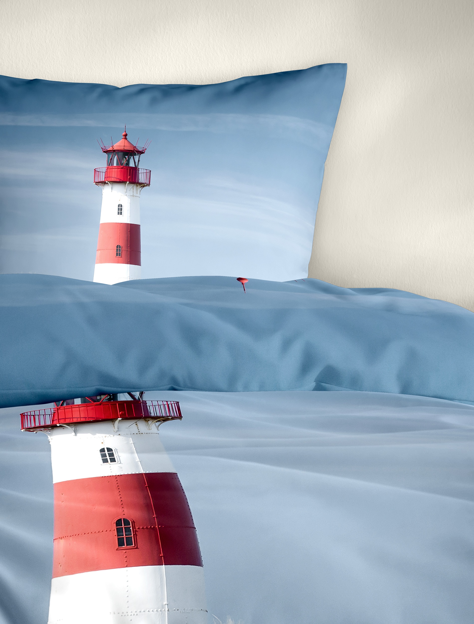 BIERBAUM Bettwäsche »Bettwäsche 5285« 2 Mako-Satin, 100  % Baumwolle, pflegeleicht, seidig glänzend