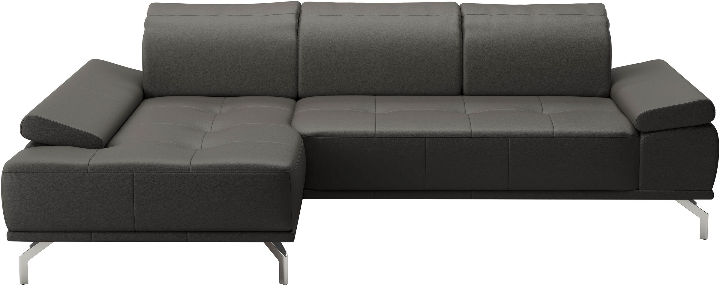 Places of Style Ecksofa »Caluna«, Inkl.Sitztiefenverstellung, wahlweise mit Kopf- und Armteilverstellung
