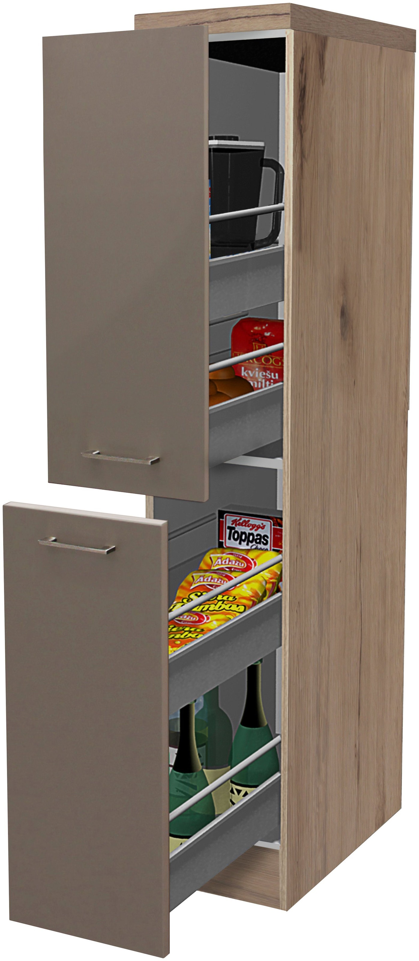 Flex-Well Apothekerschrank "Riva", (B x H x T) 30 x 162 x 60 cm, mit 4 Ablagen