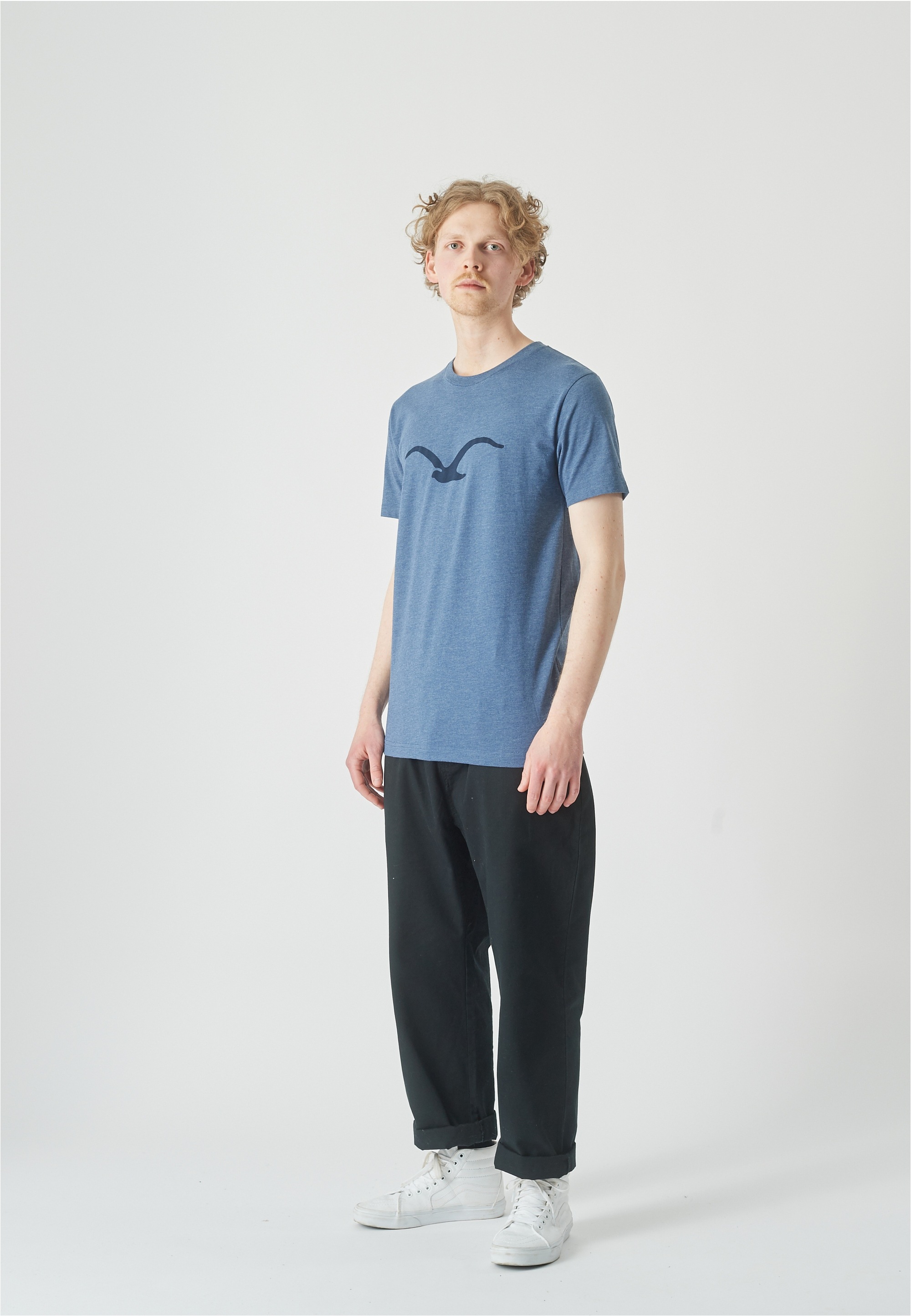 Cleptomanicx T-Shirt »Mowe«, mit klassischem Print