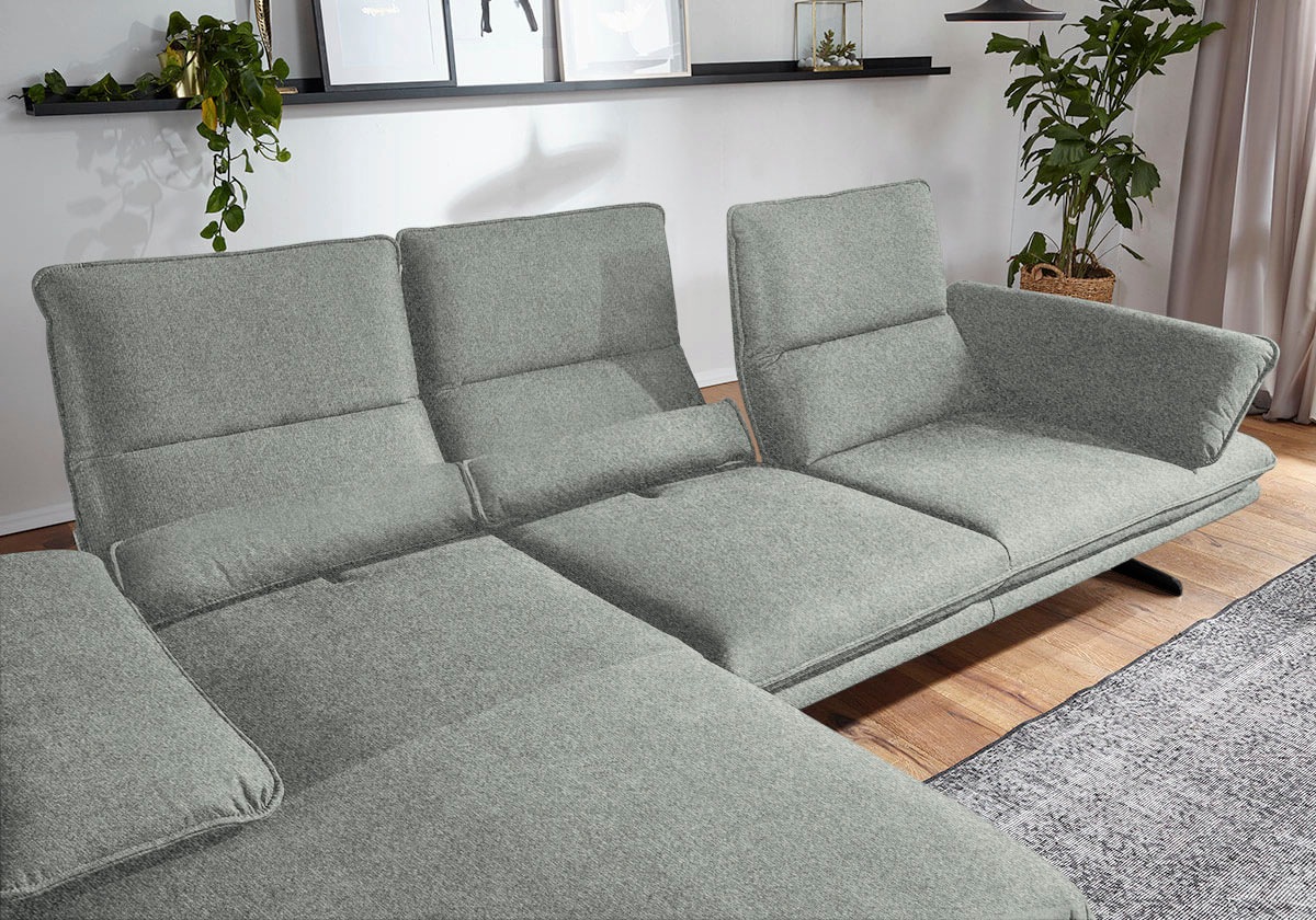 W.SCHILLIG Ecksofa "broadway, Designsofa mit tollem Sitzkomfort, L-Form", S günstig online kaufen