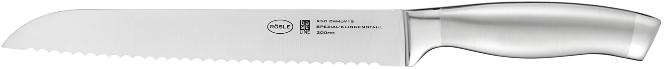 RÖSLE Brotmesser "Basic Line" mit Wellenschliff, Klingenspezialstahl, ergon günstig online kaufen