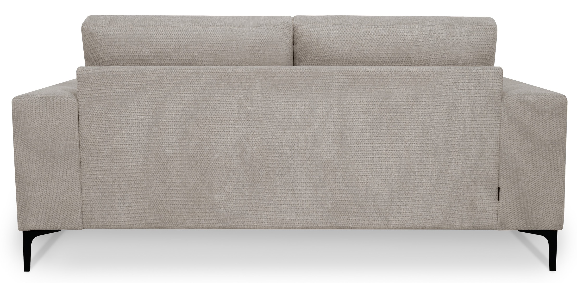 Places of Style 2-Sitzer »Xander«, Breite 164 cm, Webstoff, Soft-Touch Chenille, schwarze Metallfüßen