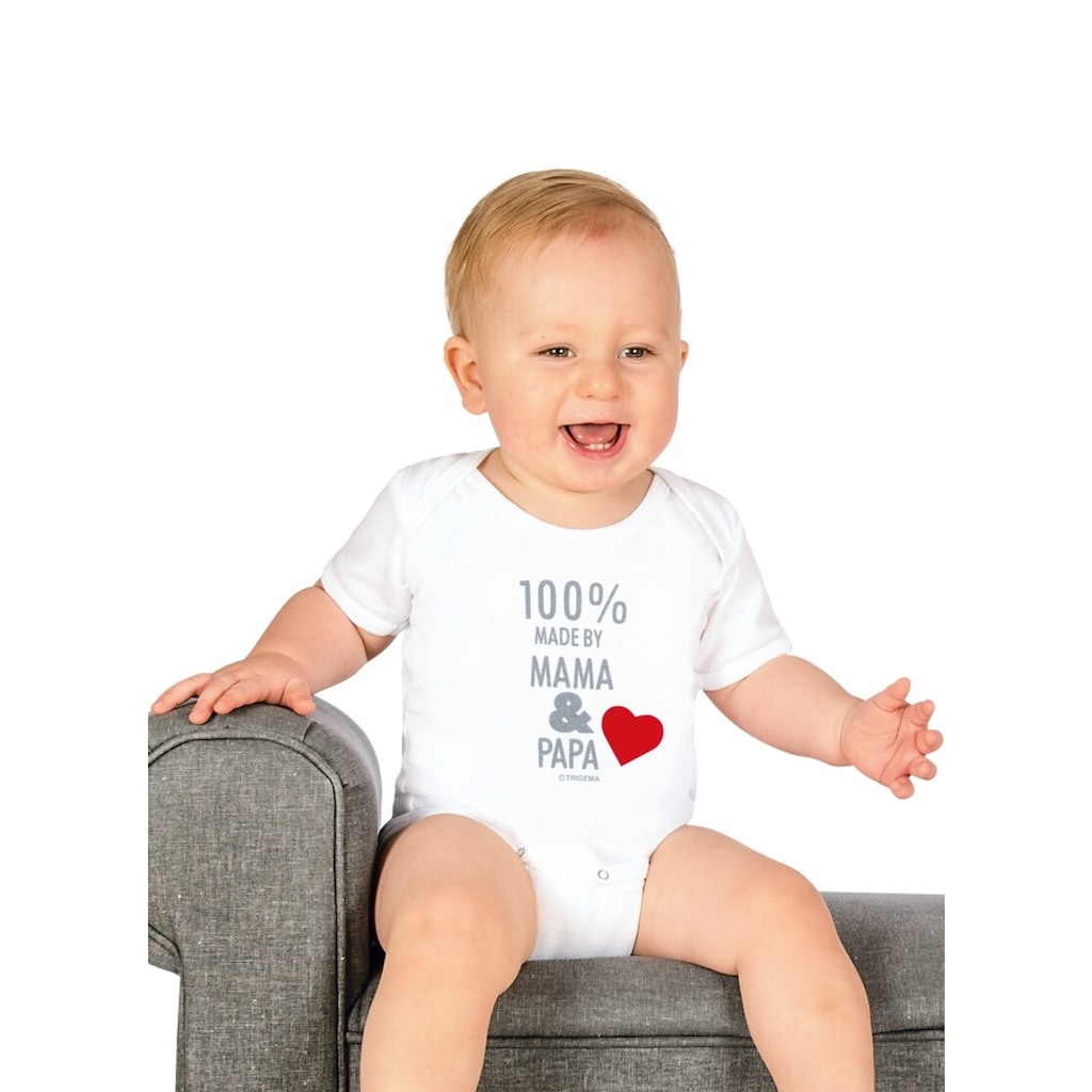 Trigema T-Shirt »TRIGEMA Baby-Body Feinripp«, (1 tlg.)